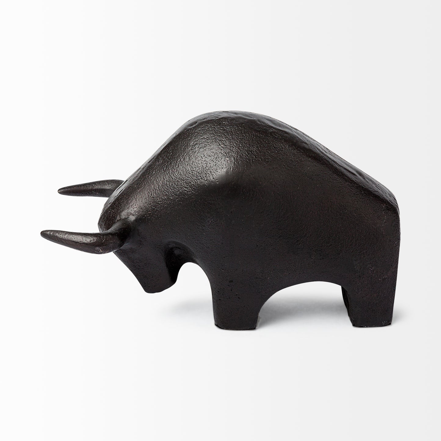 Tauro II 9L x 4W Black Cast Aluminum Raging Bull