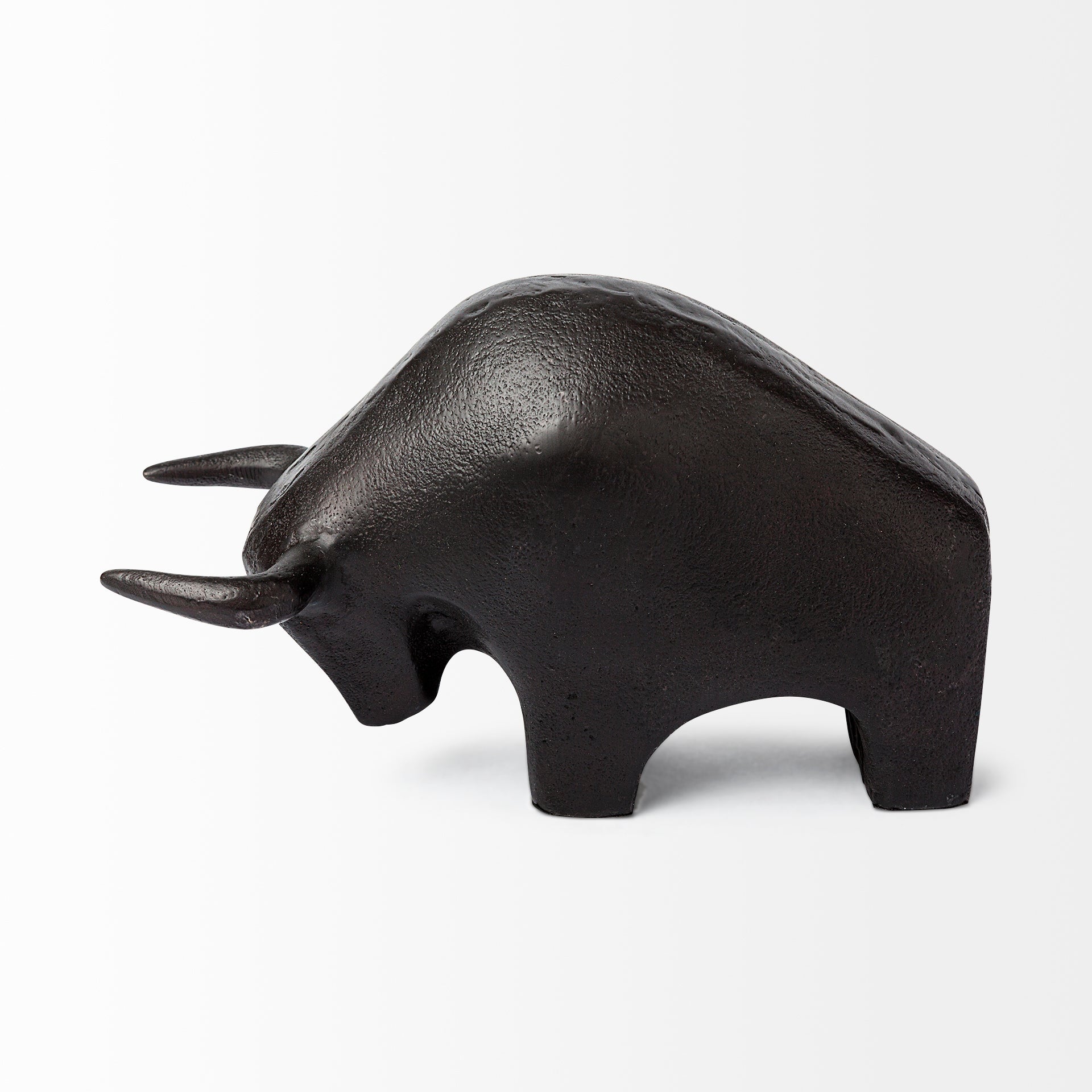 Tauro II 9L x 4W Black Cast Aluminum Raging Bull