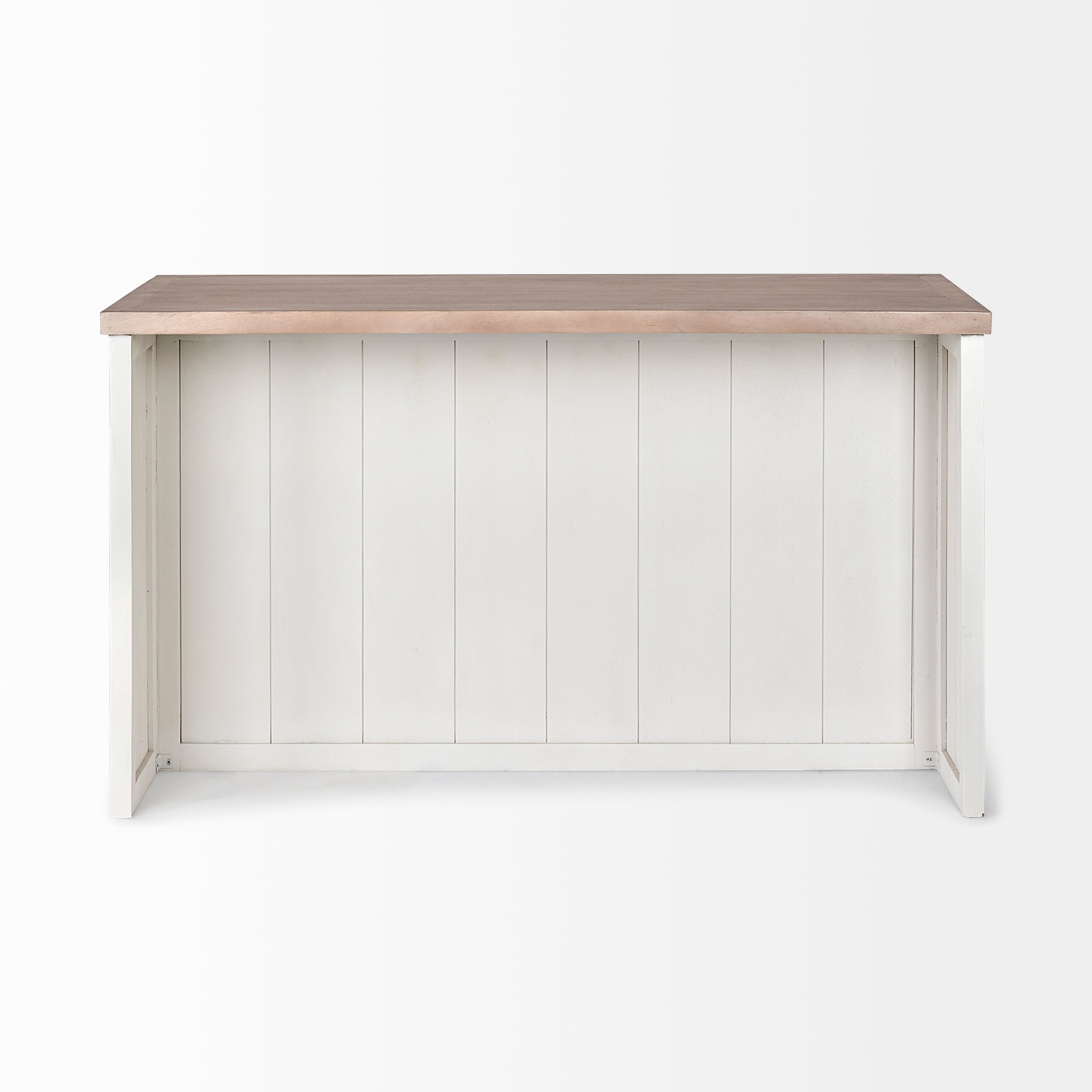 Fairview Kitchen Island White Wood | Brown Wood - kitchen-islands