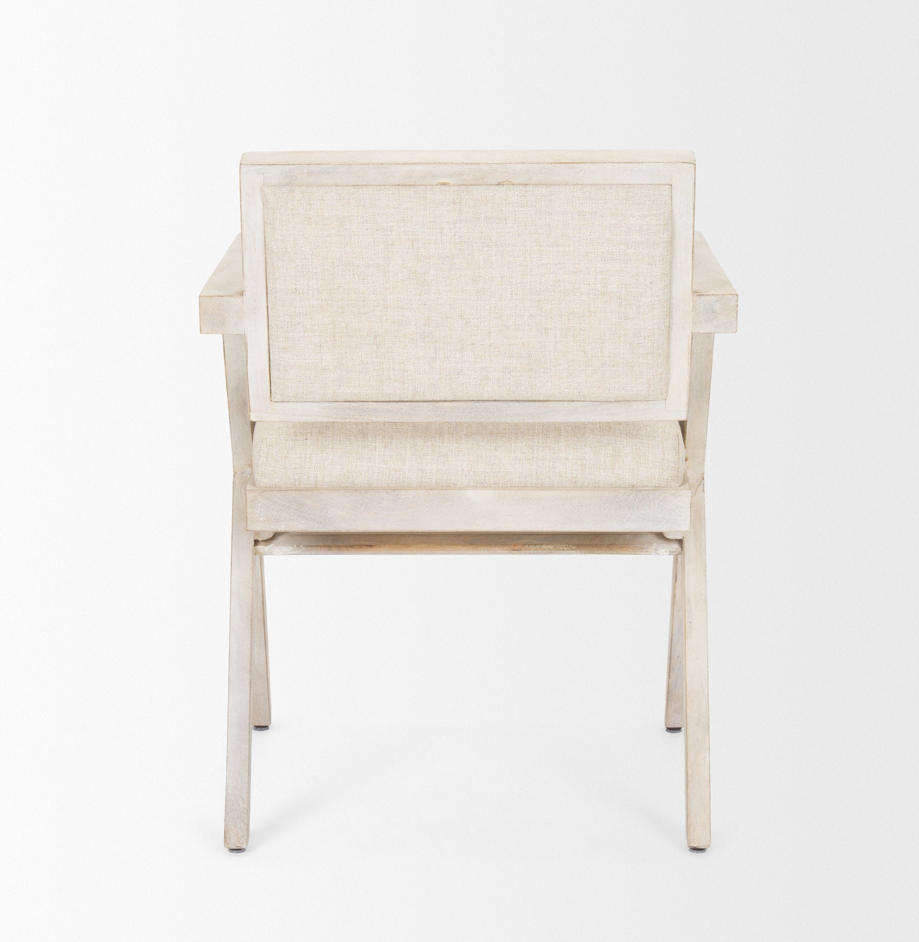 Topanga Dining Chair Cream Fabric | Blonde Wood - dining-chairs