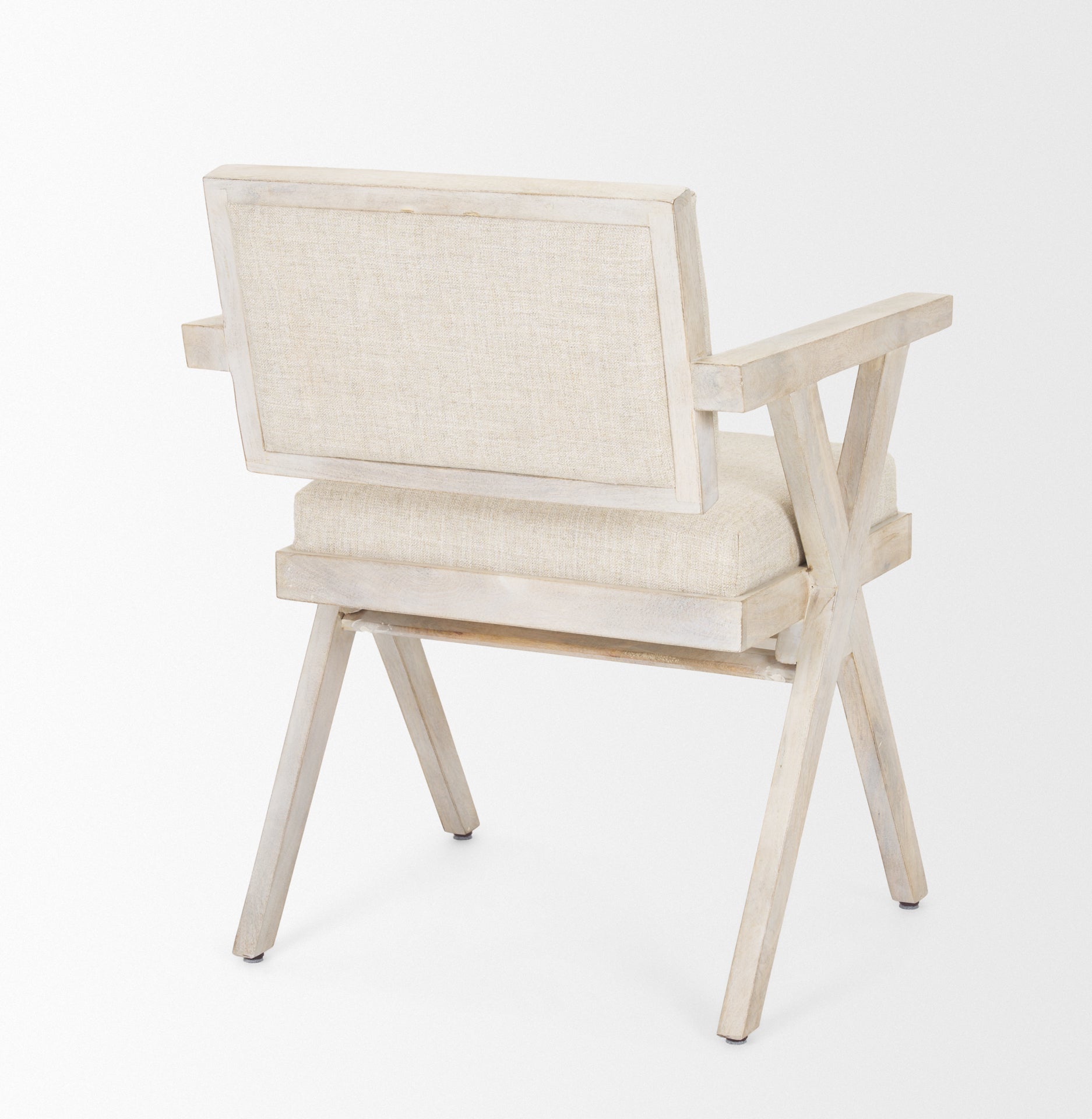 Topanga Dining Chair Cream Fabric | Blonde Wood - dining-chairs