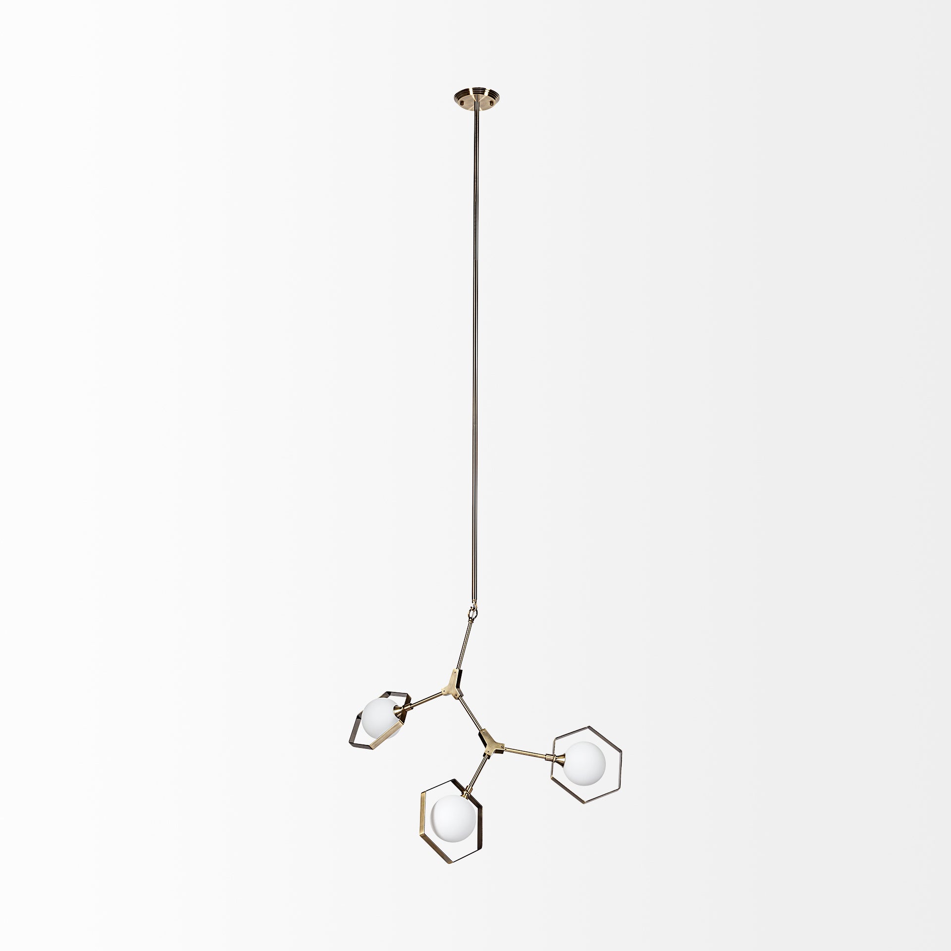 Desousa Chandelier Champagne Metal - chandeliers