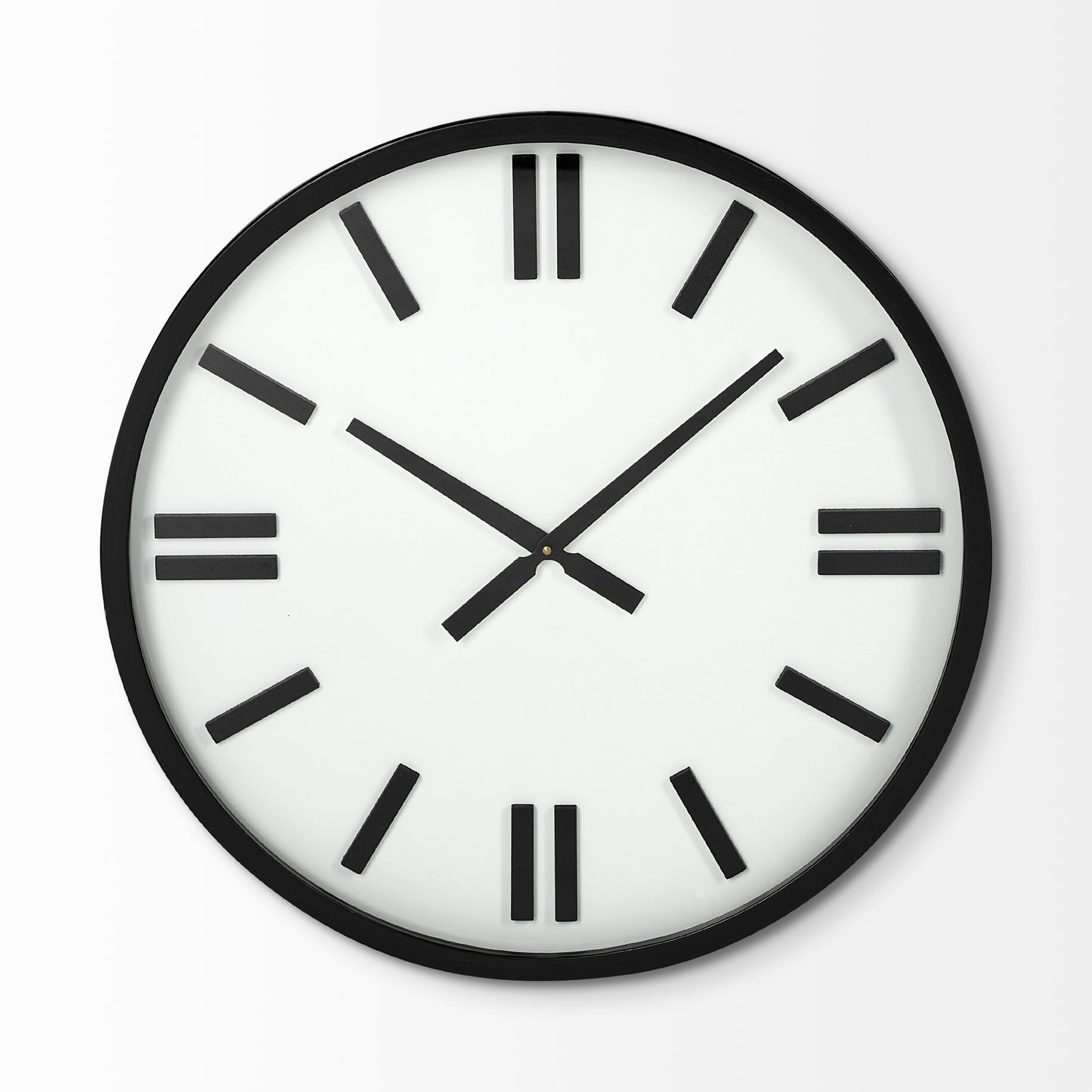 Derby Wall Clock Black Metal | 24’’ - wall-clocks