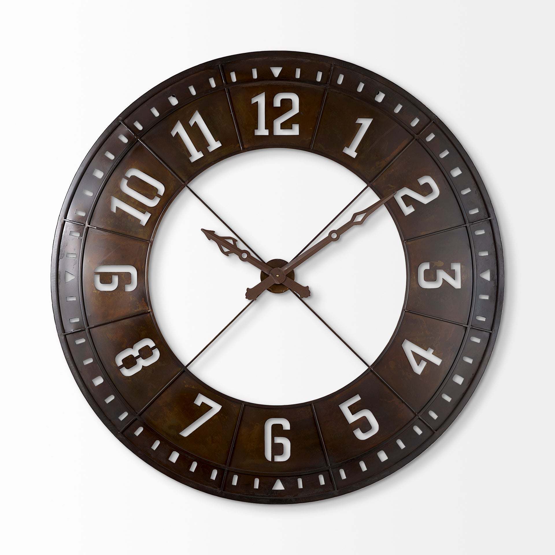 Newcastle 56.5" Giant Oversize Industrial Wall Clock