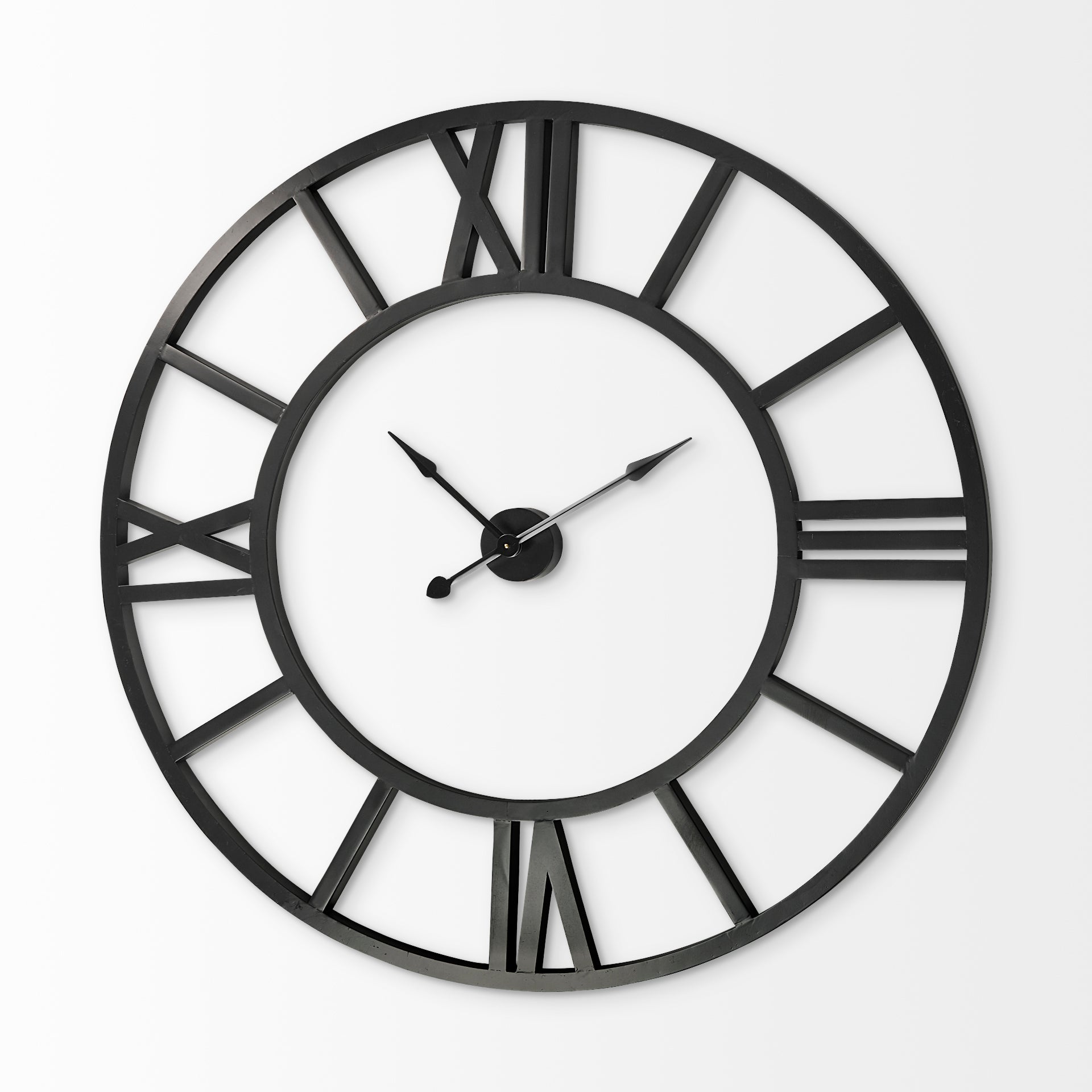 Stoke Wall Clock Black Metal | 54’’ - wall-clocks