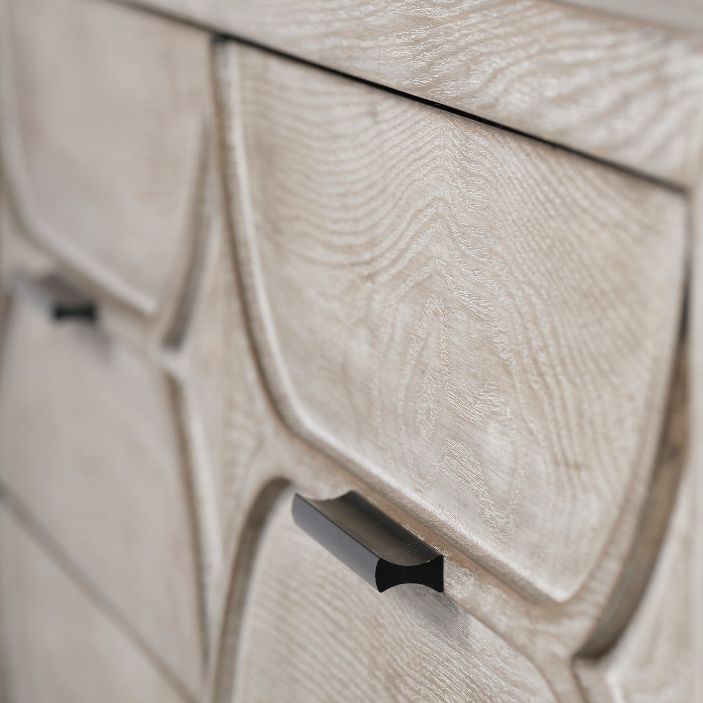 Giselle Sideboard Brown Wood | Black Metal - sideboards-and-buffets