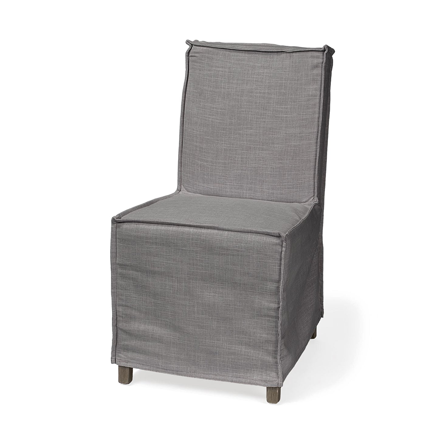 Elbert Dining Chair Gray Fabric | Side Chair