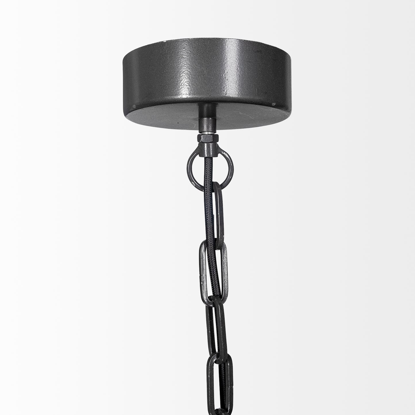 Liam Chandelier Black Wood - chandeliers