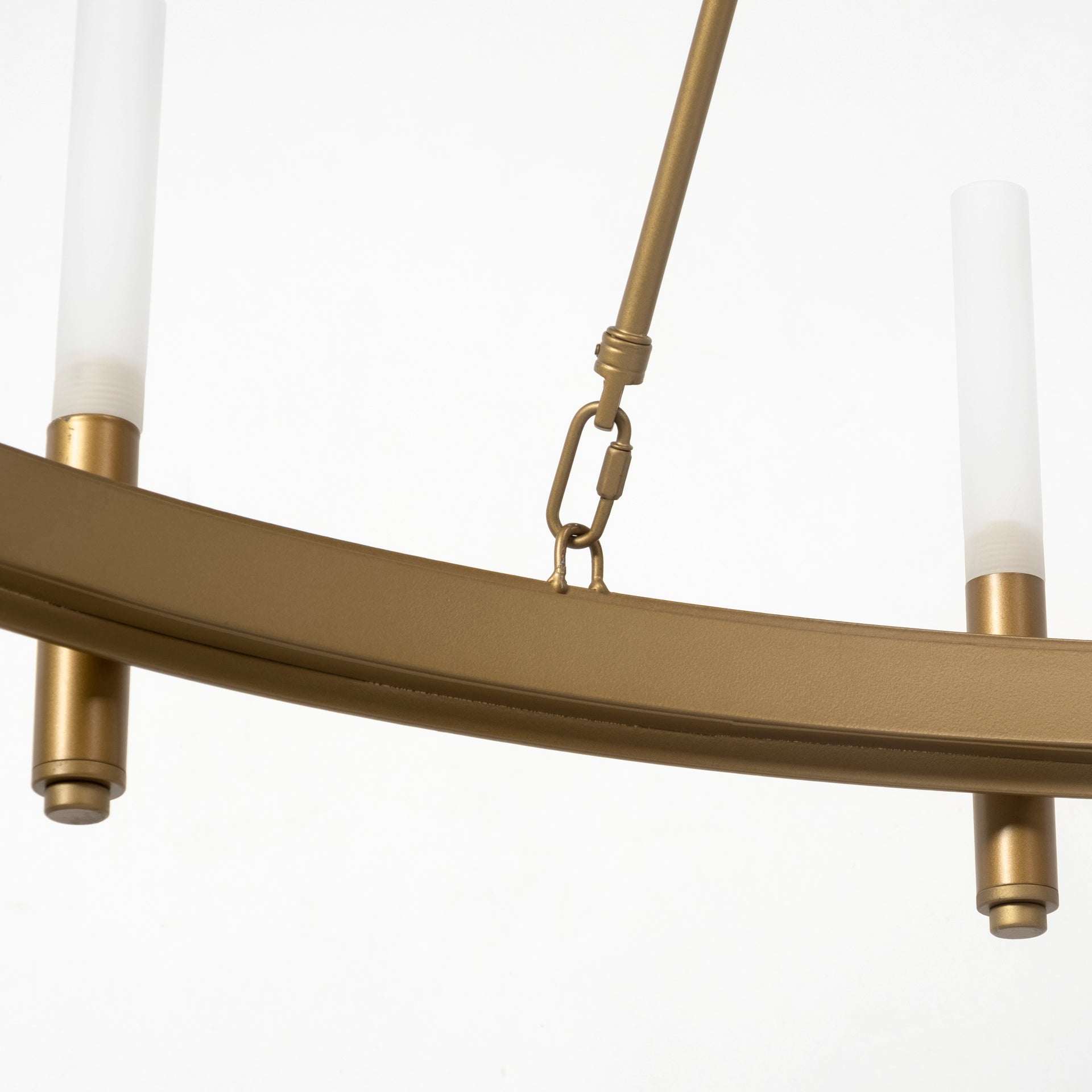 Decamp Chandelier Gold Metal - chandeliers