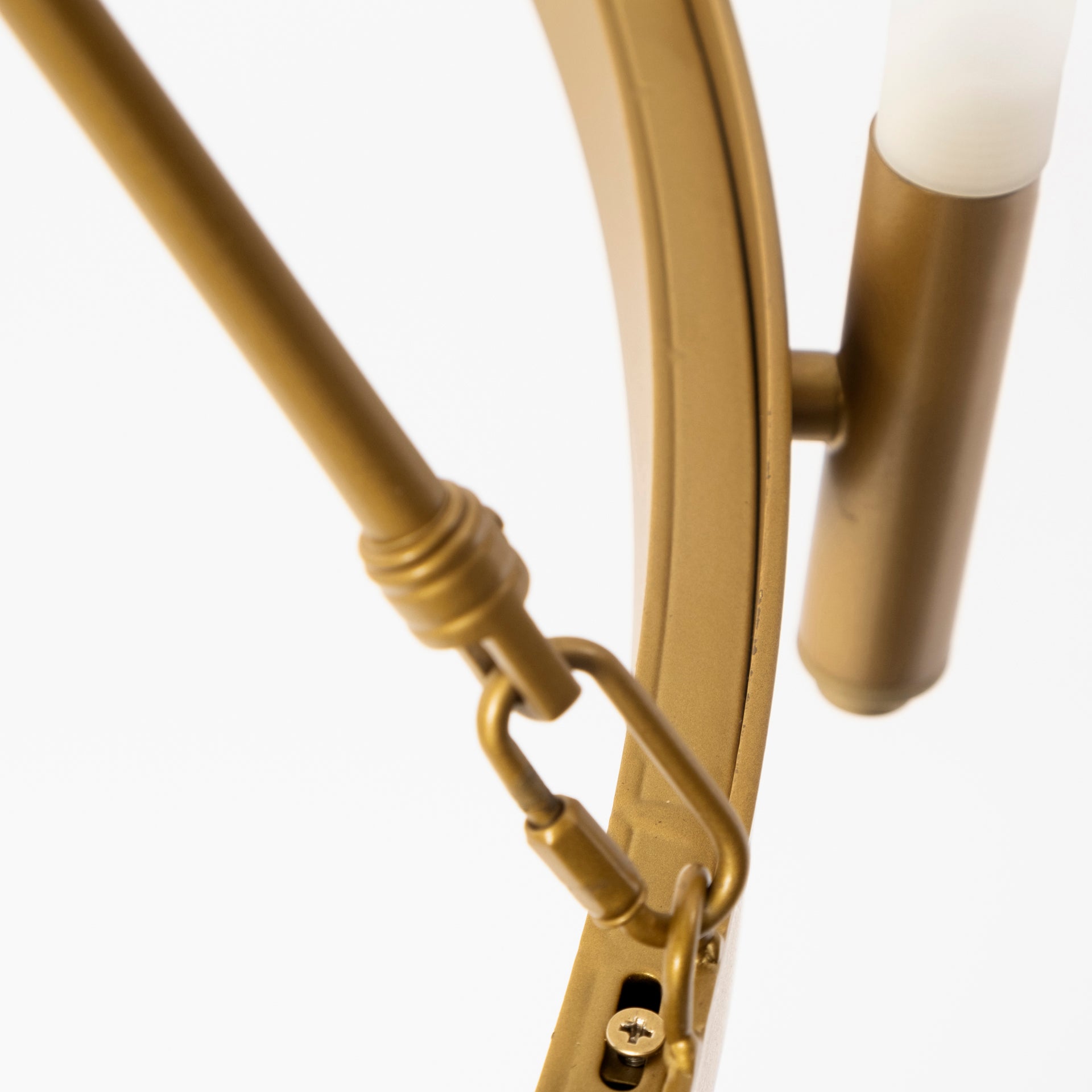 Decamp Chandelier Gold Metal - chandeliers