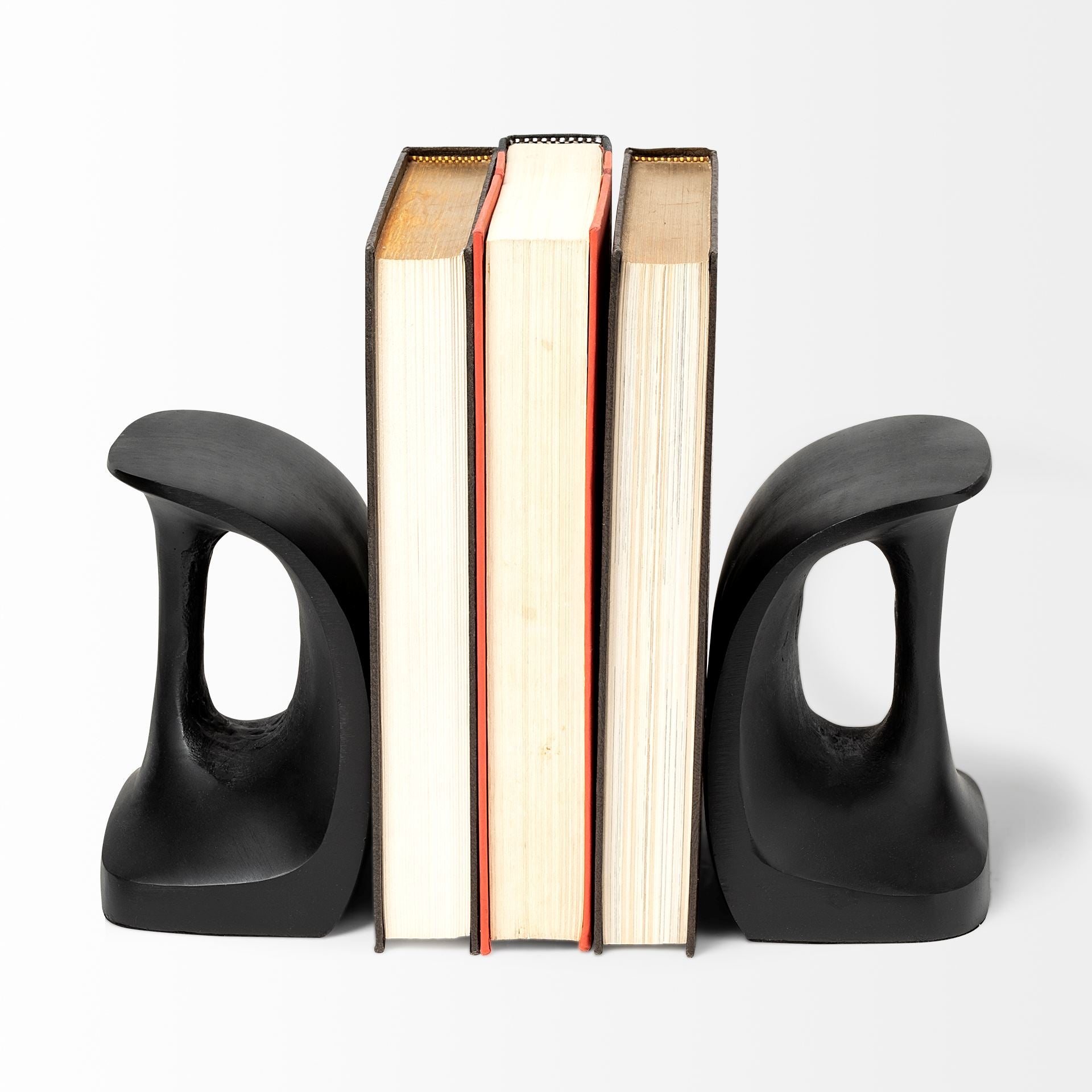 Last Cobbler's (Set of 2) 8L x 6W Black Shoemaker Tool Bookends