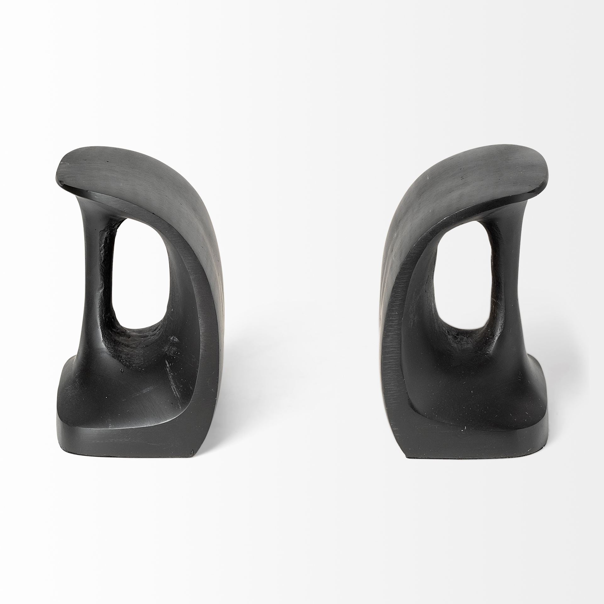 Last Cobbler's (Set of 2) 8L x 6W Black Shoemaker Tool Bookends