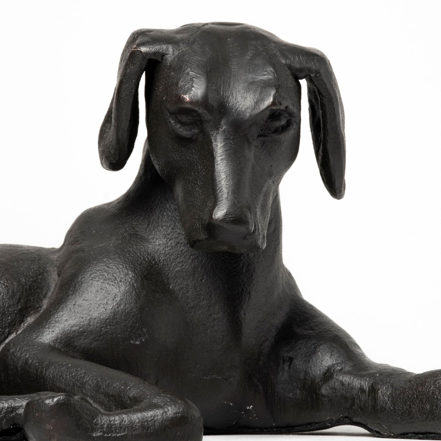 Czar 11L x 7W Black Metal Labrador Retriever