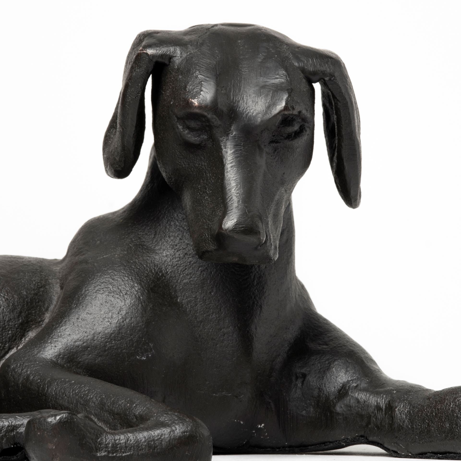 Czar 11L x 7W Black Metal Labrador Retriever