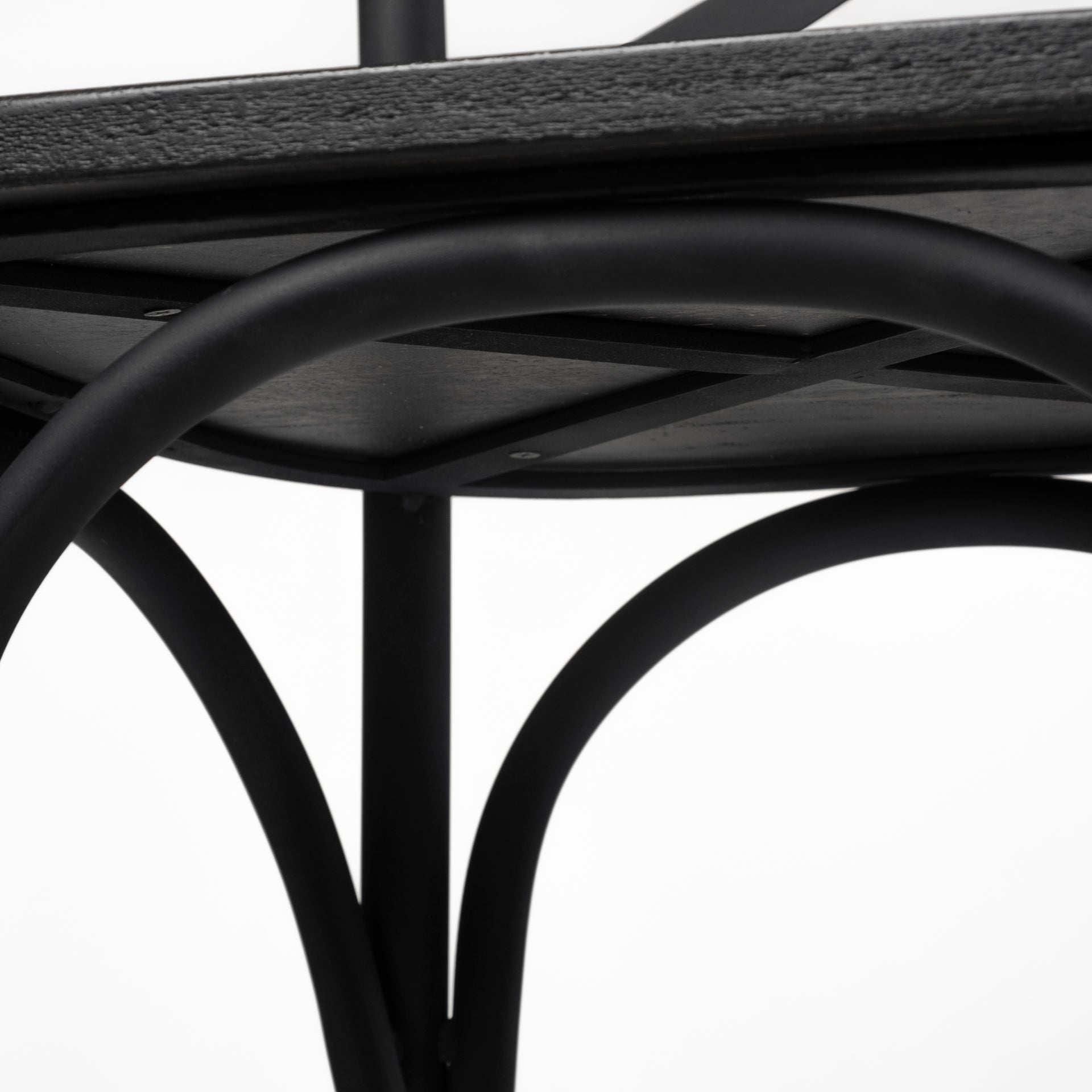 Etienne Bar Counter Stool Black Wood | Black Metal | Counter - bar-stools