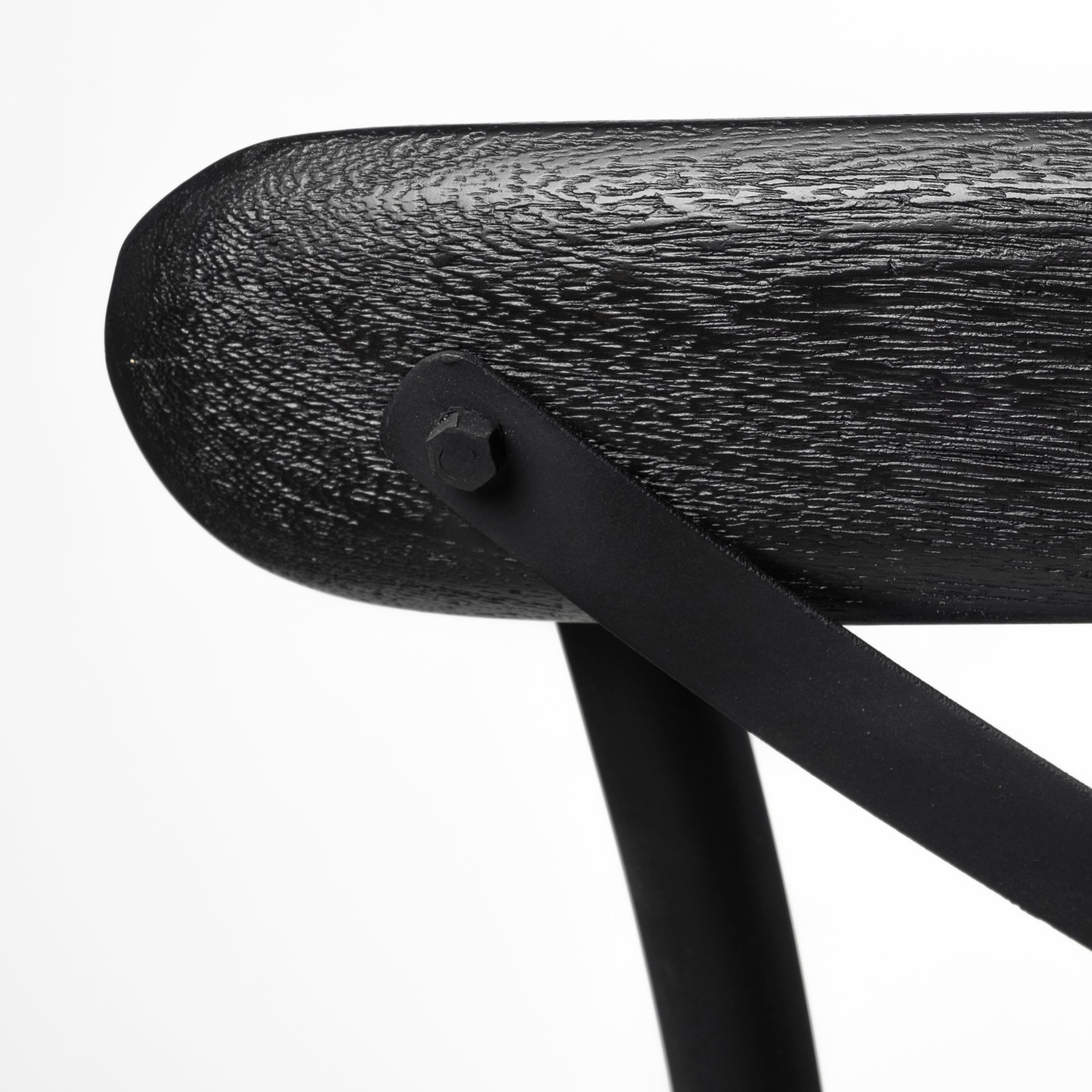 Etienne Bar Counter Stool Black Wood | Black Metal | Counter - bar-stools