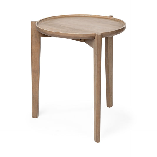 Cleaver Accent Table Brown Wood - accent-tables