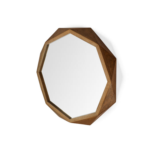 Aramis Wall Mirror Brown Wood | 32’’ - wall-mirrors-grouped