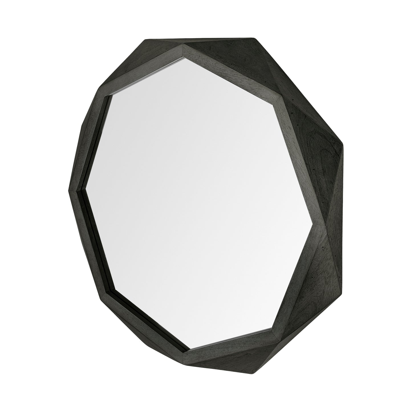 Aramis Wall Mirror Black Wood | 41’’ - wall-mirrors-grouped