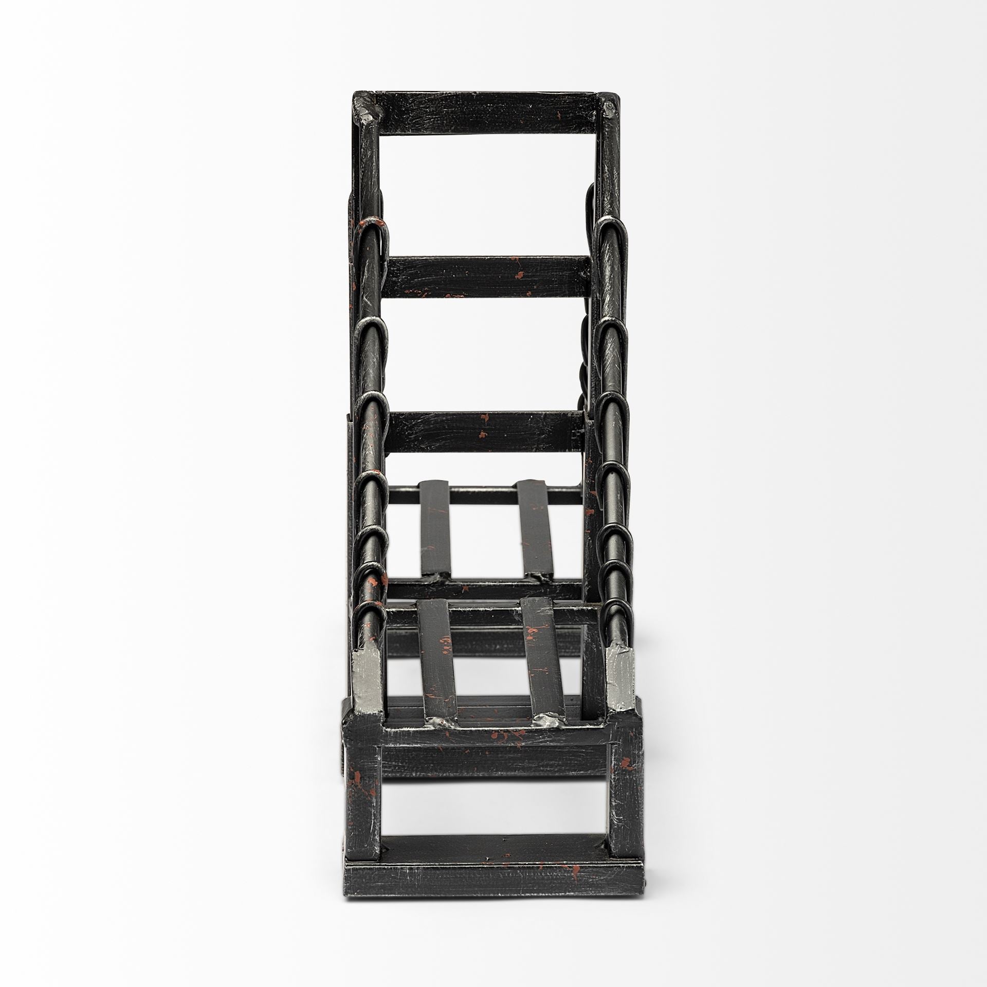 Suspension Set of 2 19L x 4W Brown Wrought Iron Suspension Bridge Bookends