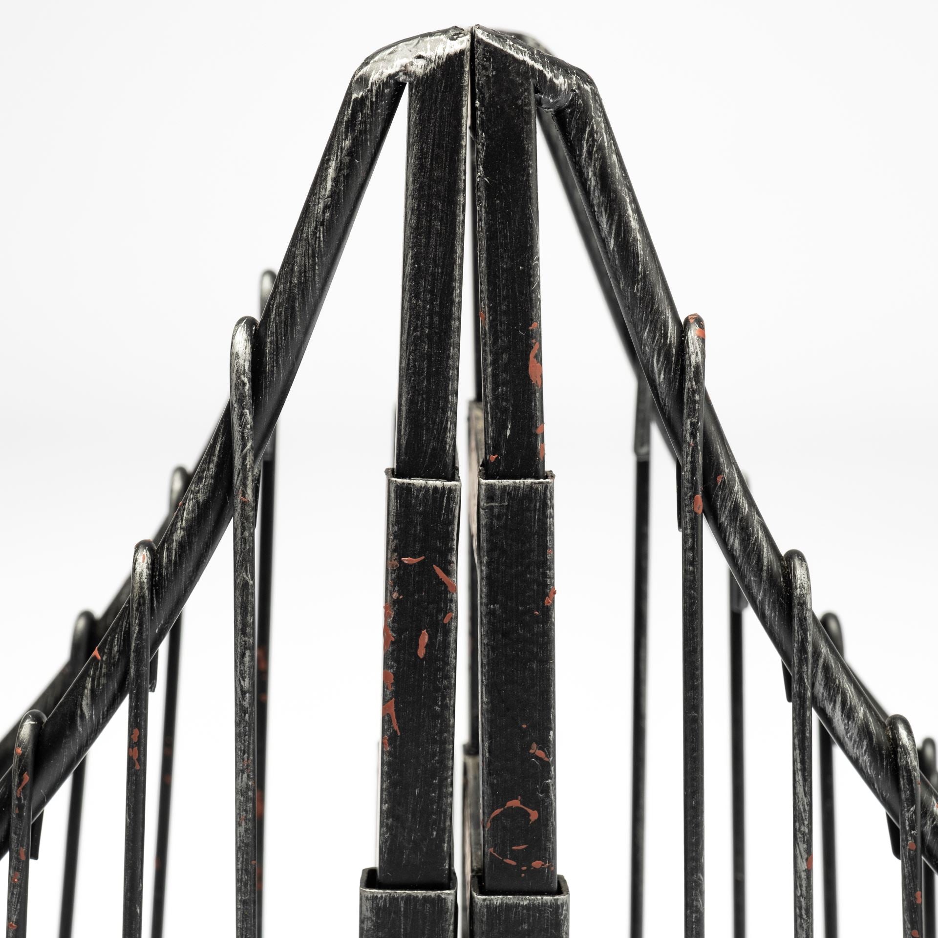 Suspension Set of 2 19L x 4W Brown Wrought Iron Suspension Bridge Bookends