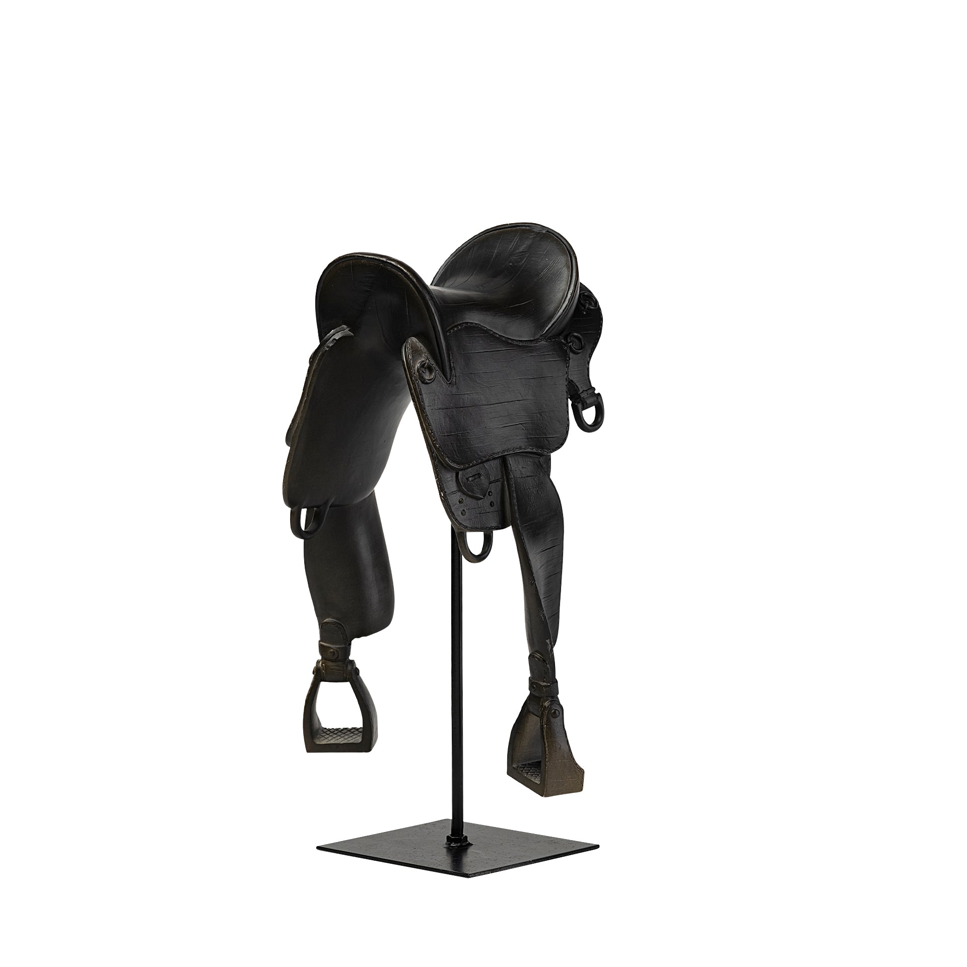 Colt III 8L x 9W Black Equestrian-Inspired English Horse Saddle