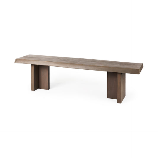 Konstantin Bench Medium Brown Wood - benches