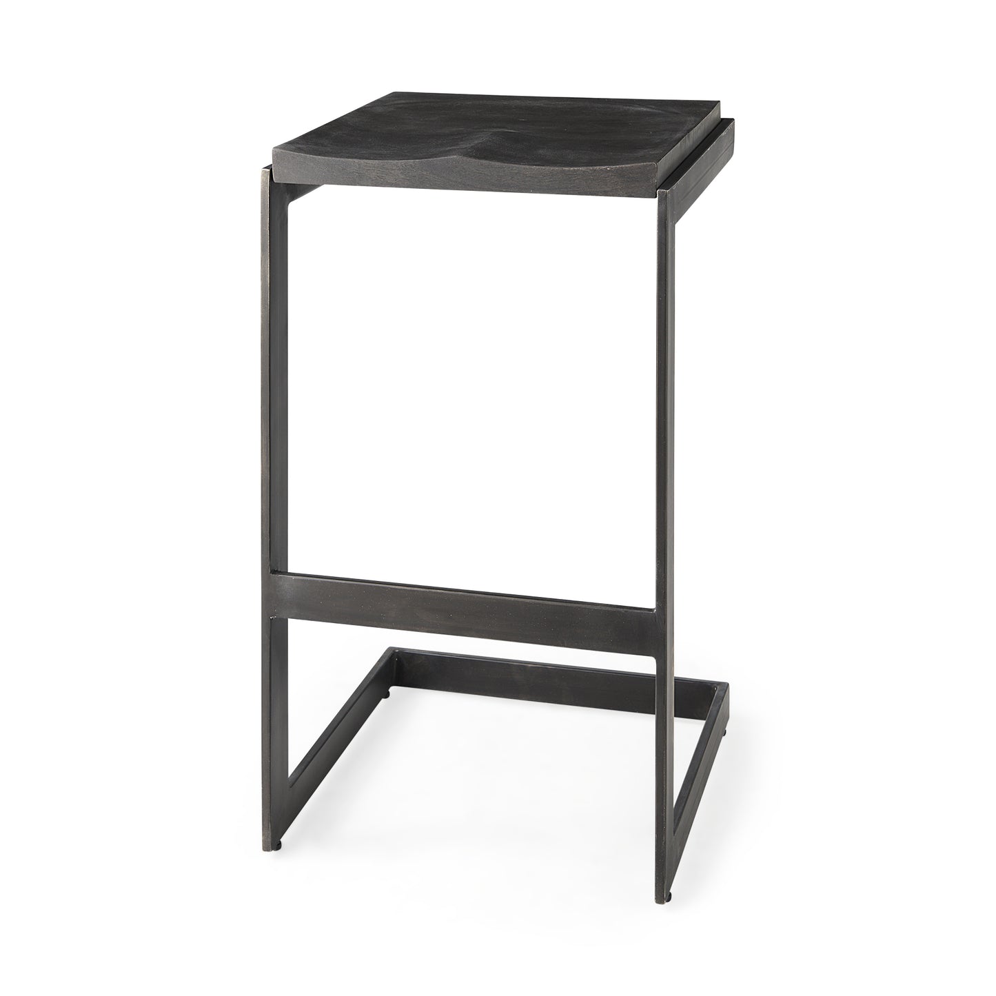 Kiran Bar Counter Stool Black Wood | Black Metal | Bar - bar-stools