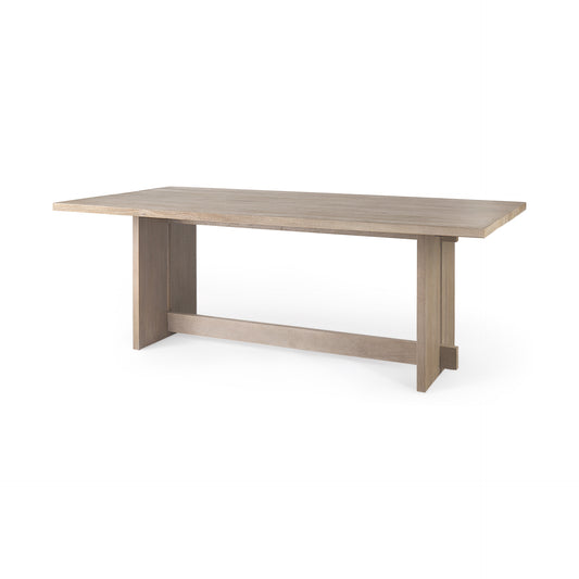 Aida Dining Table Light Gray Wood - dining-table