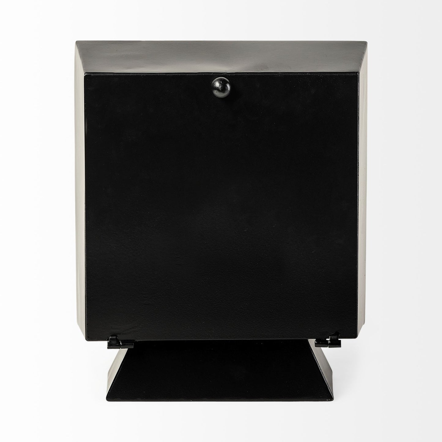 Ralph I Black Metal Square Table Clock
