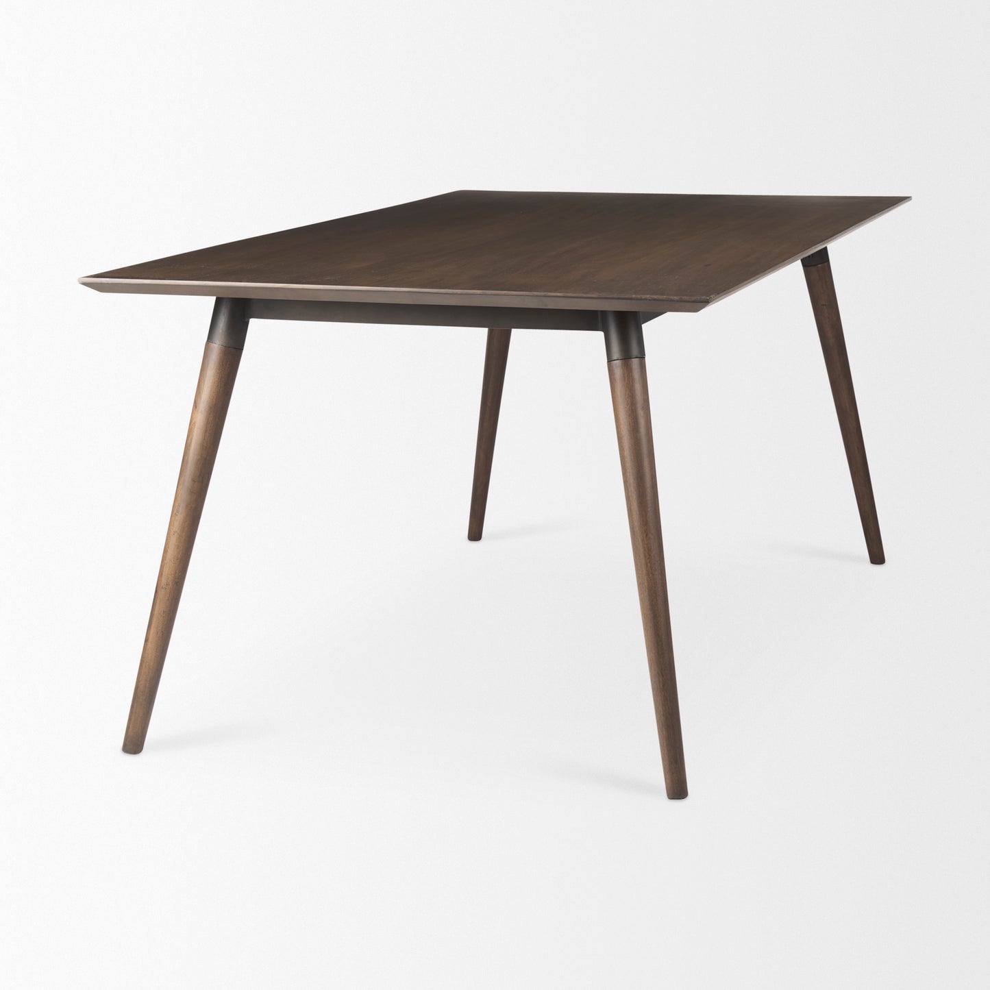 Nicholas Dining Table Brown Wood - dining-table