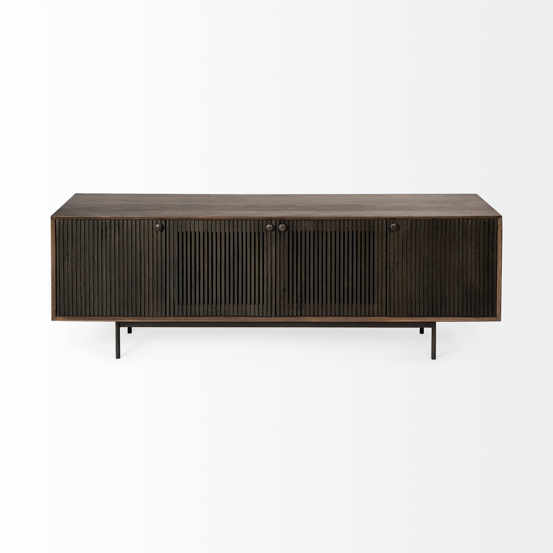 Grace Media Console Brown Wood - media-console