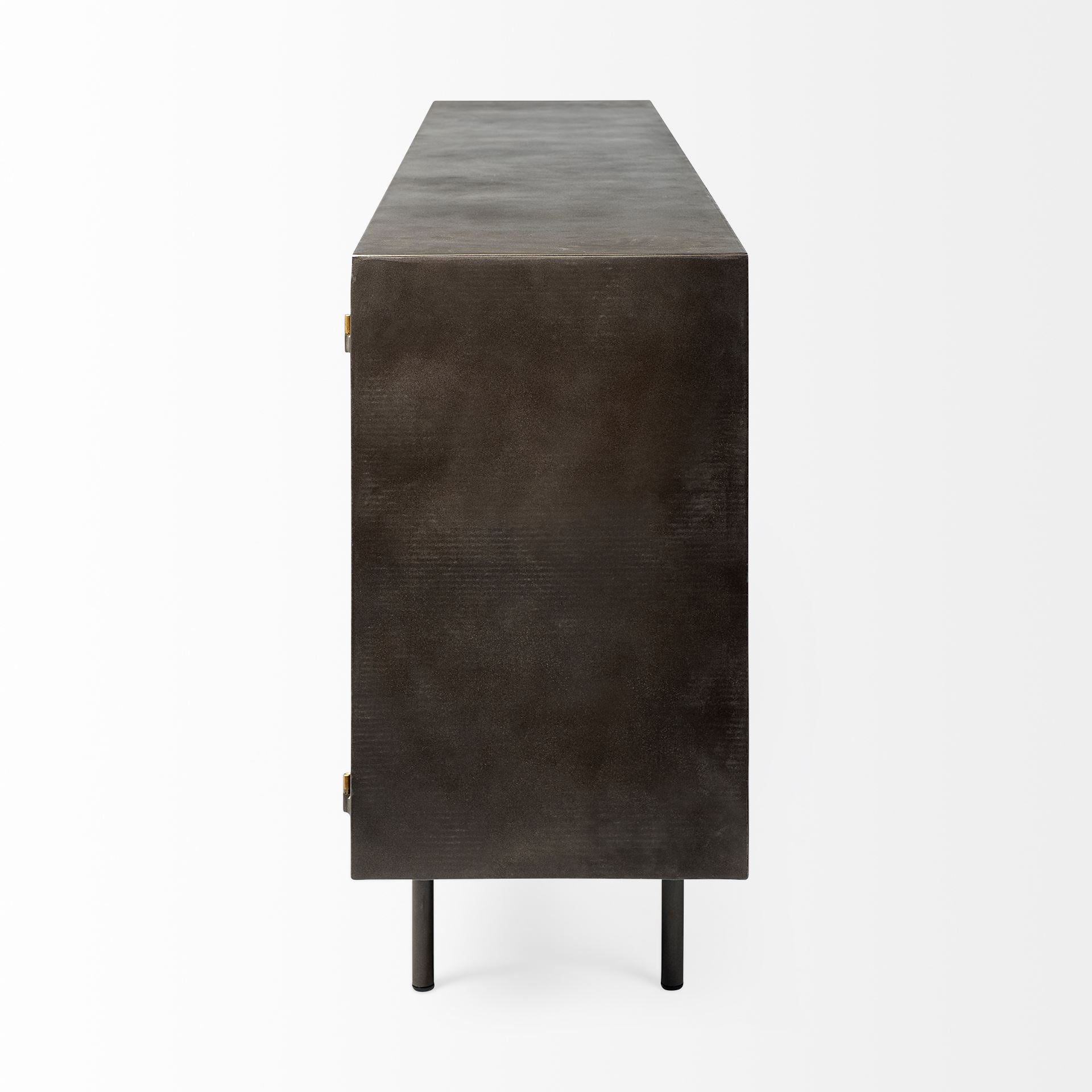 Newsome Sideboard Black Metal | Gold Metal - sideboards-and-buffets
