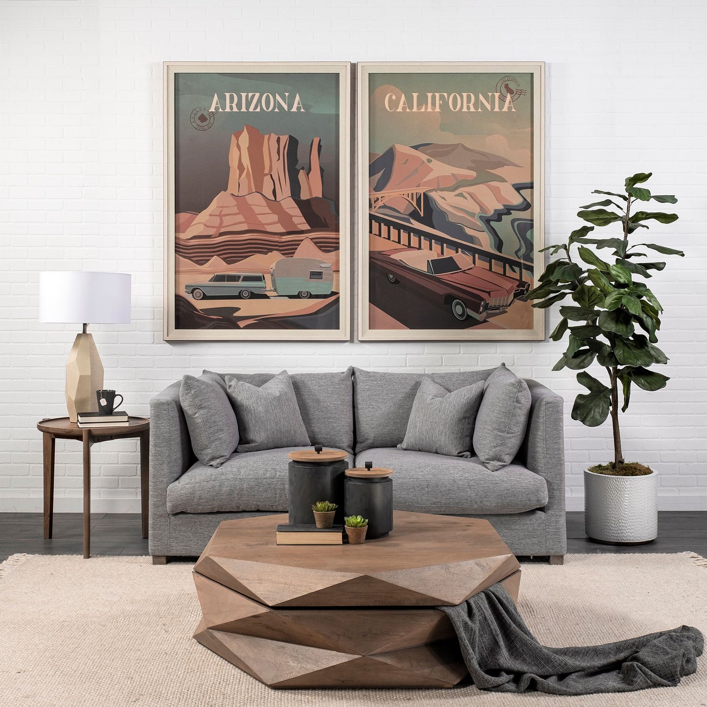 Arreto Coffee Table Brown Wood - coffee-tables