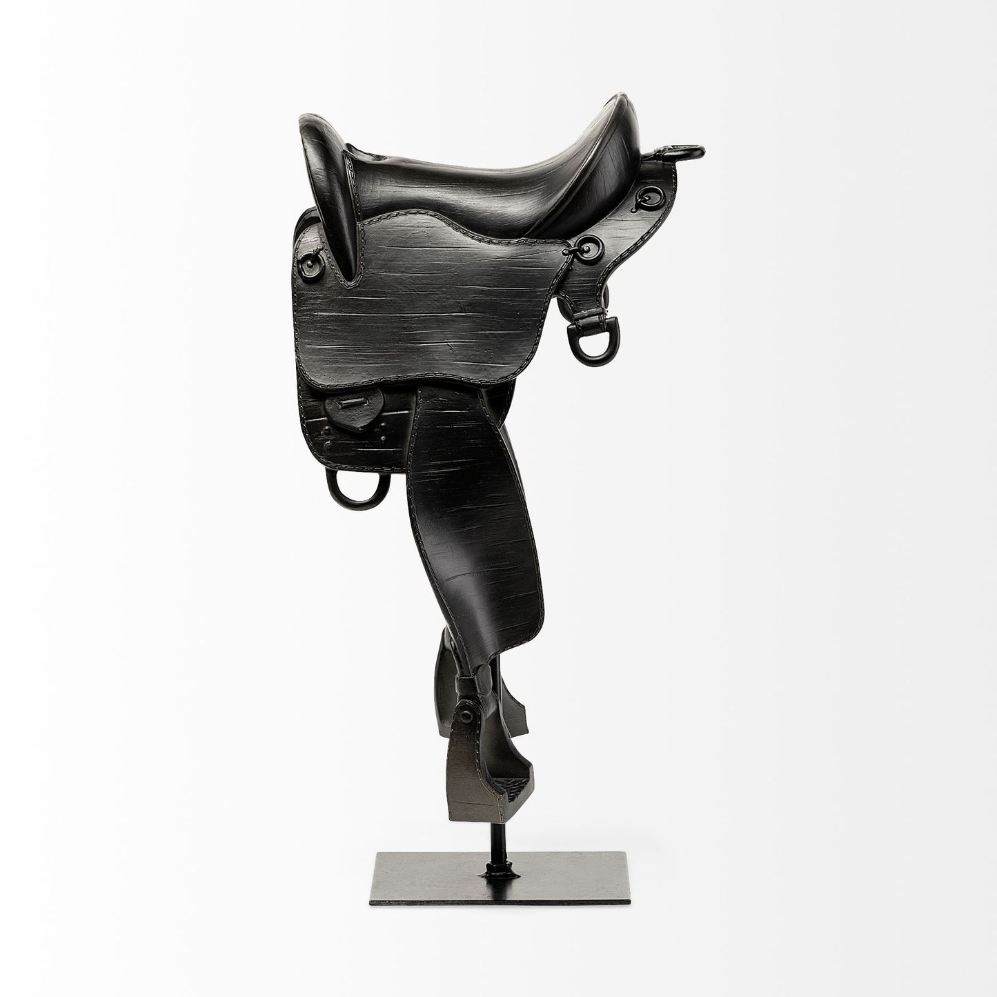Colt III 8L x 9W Black Equestrian-Inspired English Horse Saddle
