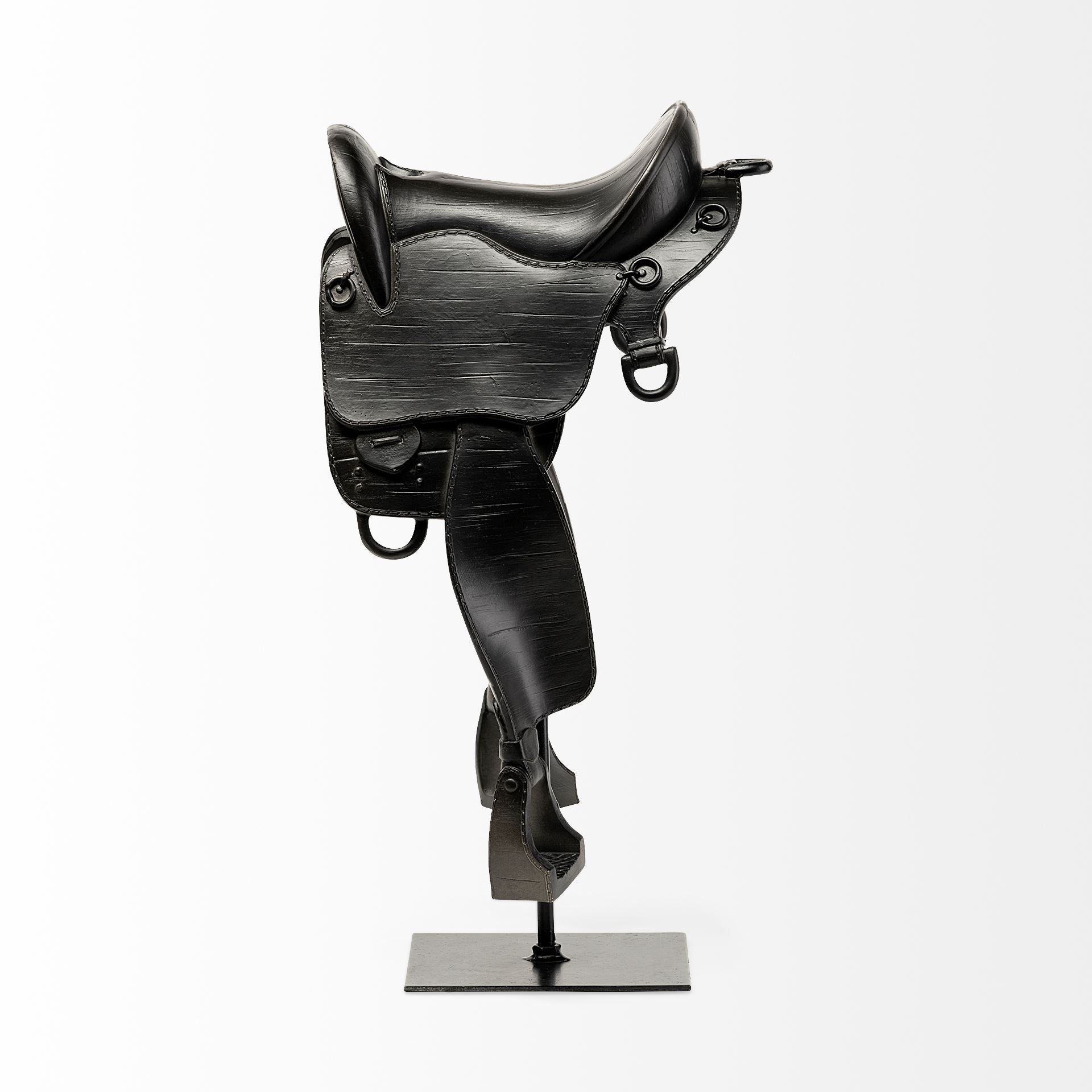 Colt III 8L x 9W Black Equestrian-Inspired English Horse Saddle
