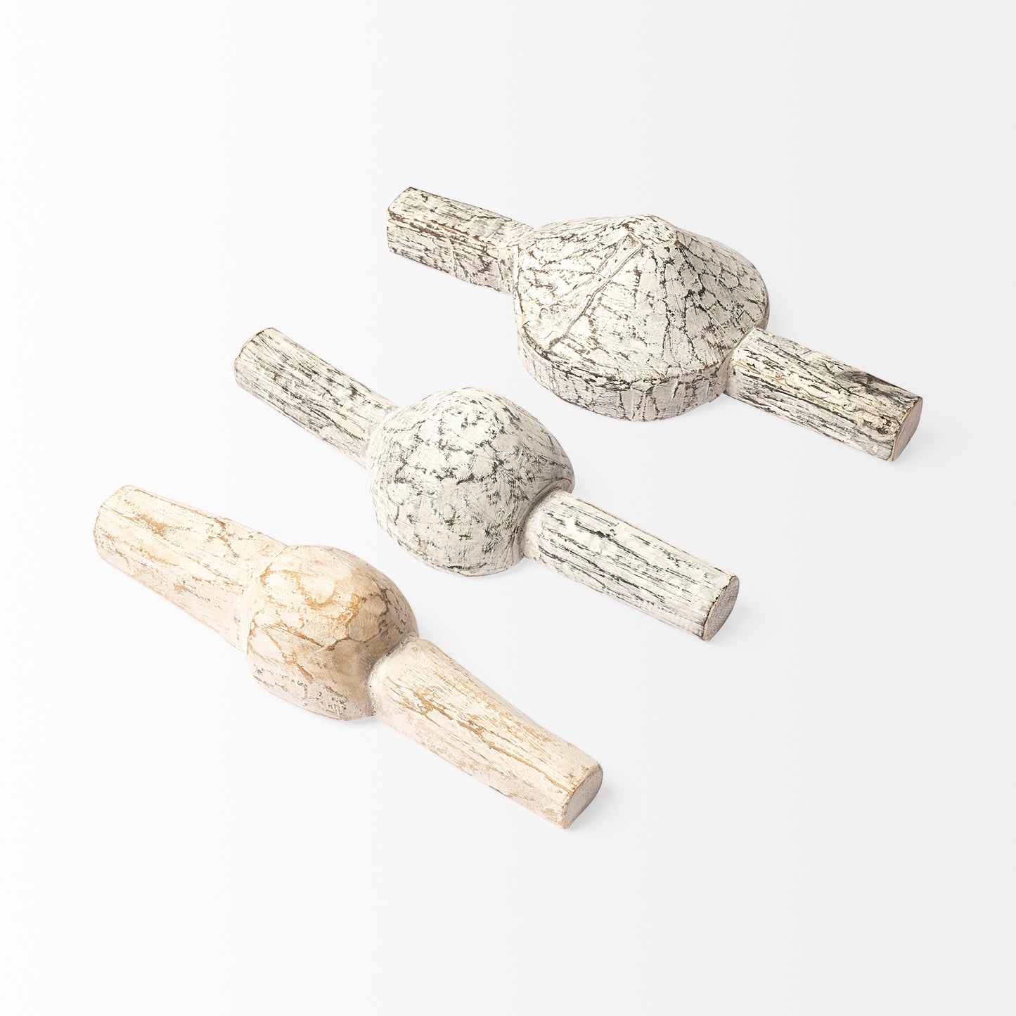 Oro (Set of 3) White Tribal Inspired Measuring Cups