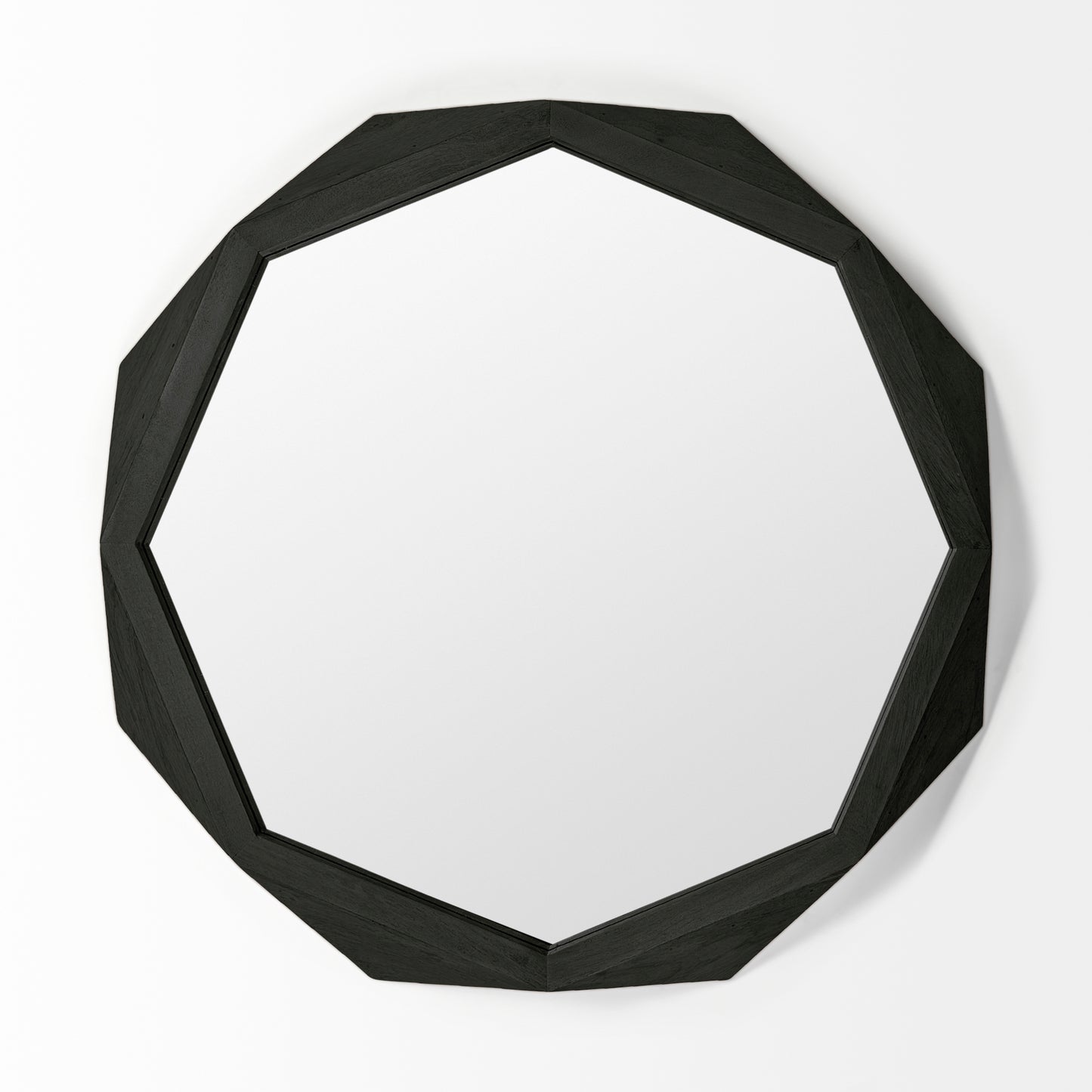 Aramis Wall Mirror Black Wood | 41’’ - wall-mirrors-grouped