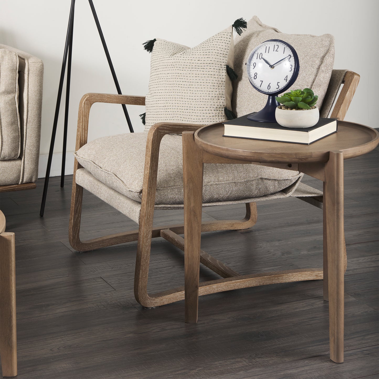 Cleaver Accent Table Brown Wood - accent-tables