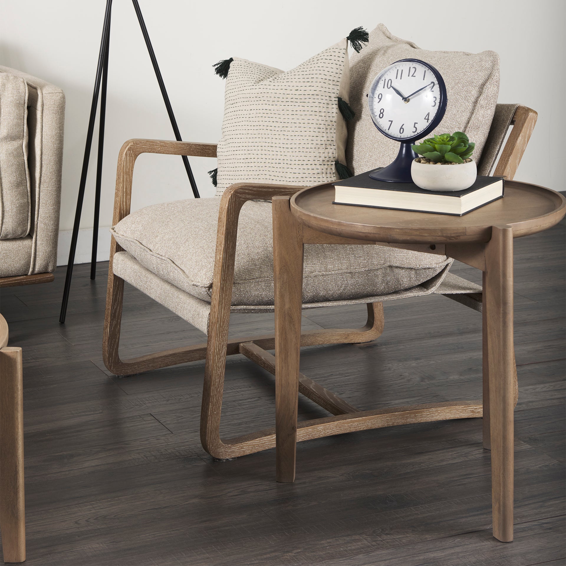 Cleaver Accent Table Brown Wood - accent-tables