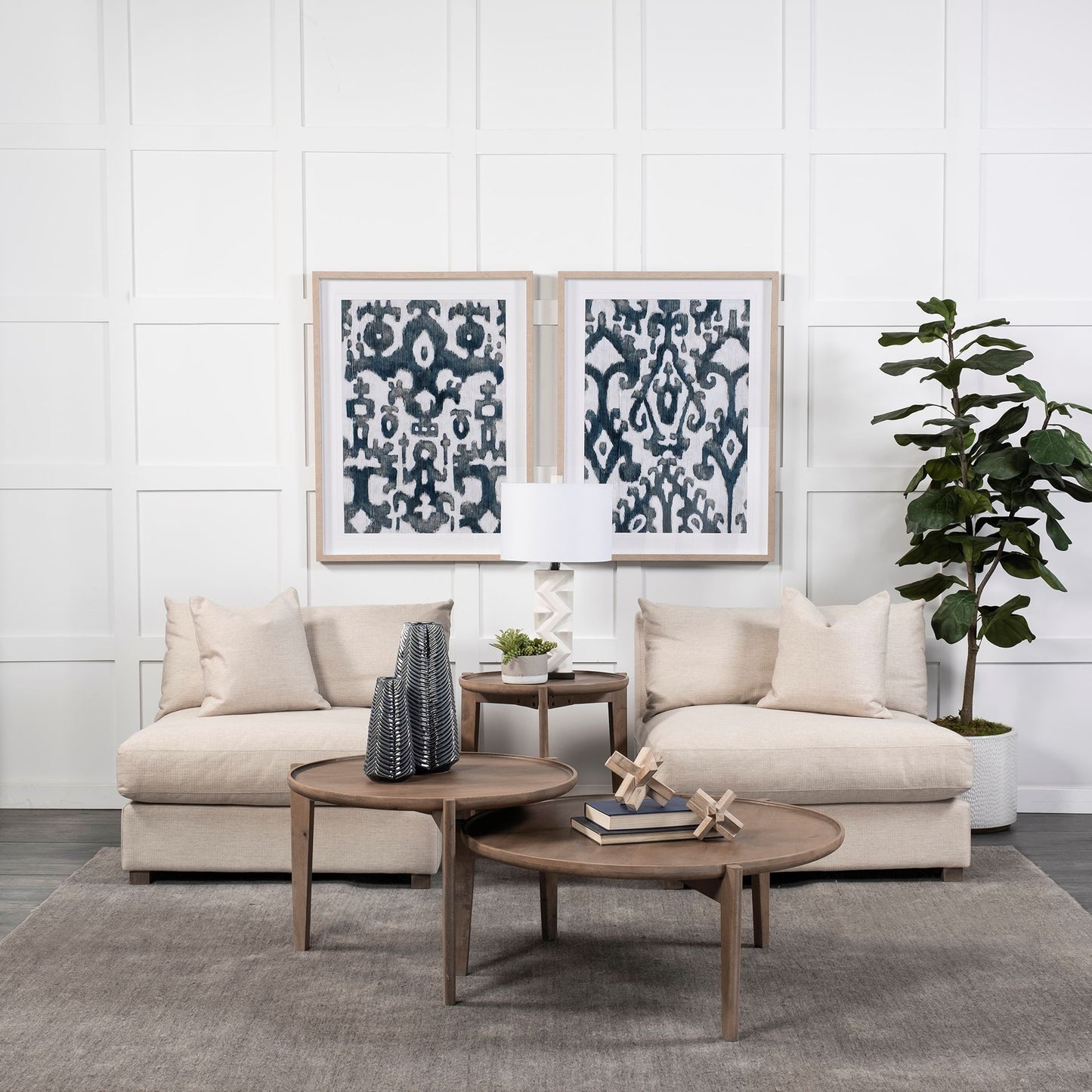 Valence 38.2L x 38.6W x 28.3H Beige Armless Sectional Piece