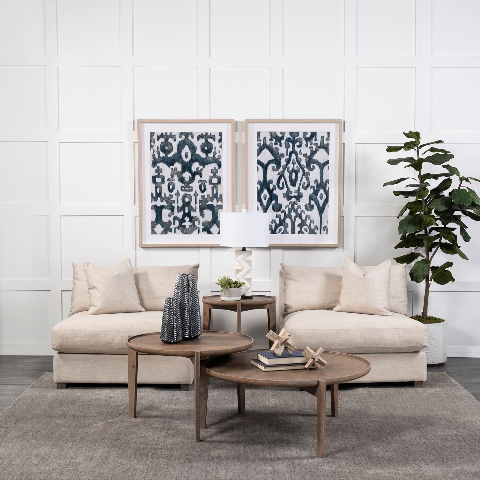 Valence 38.2L x 38.6W x 28.3H Beige Armless Sectional Piece