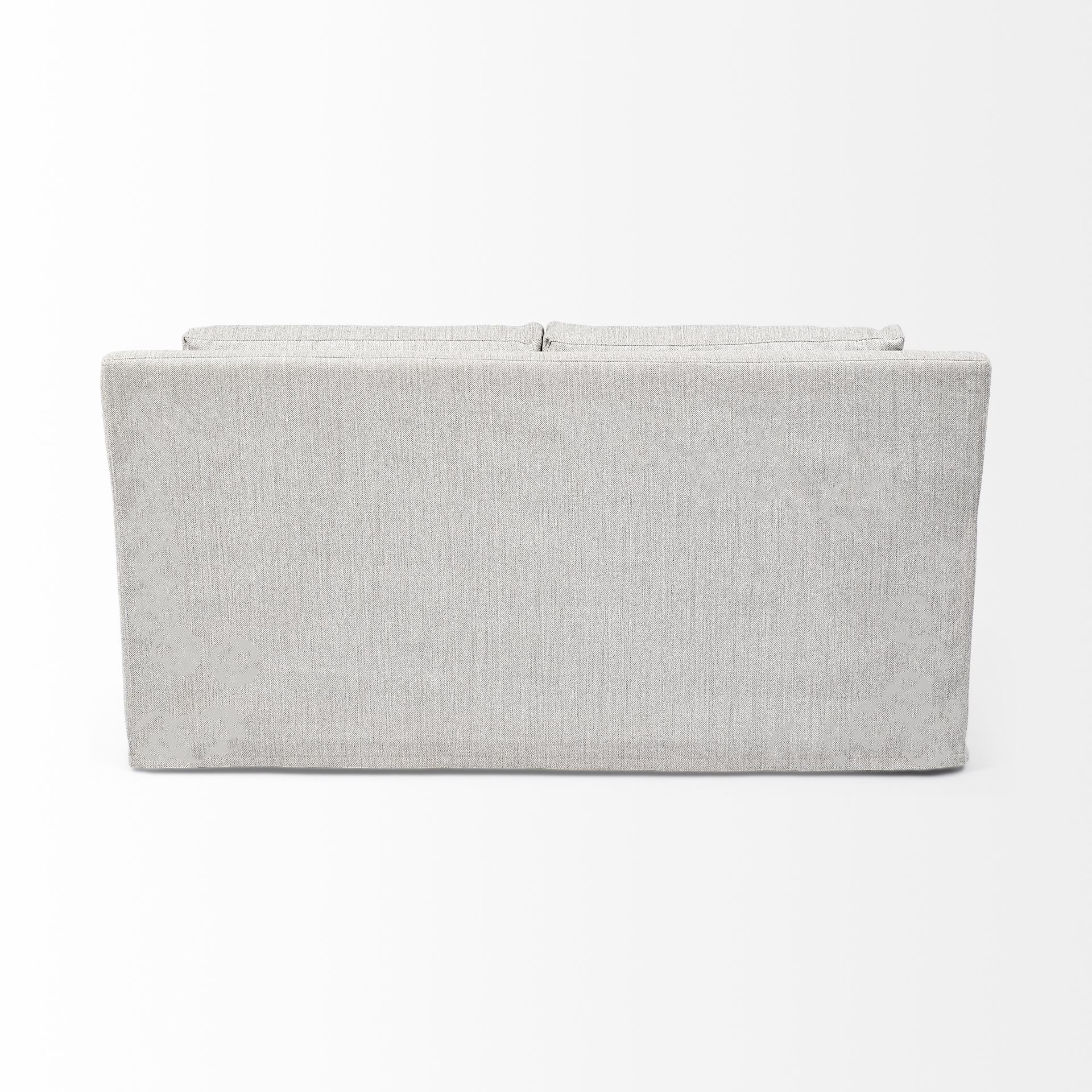 Denly I 69 X 38.25 X 34.5 Frost Gray Slipcover Two Seater Sofa