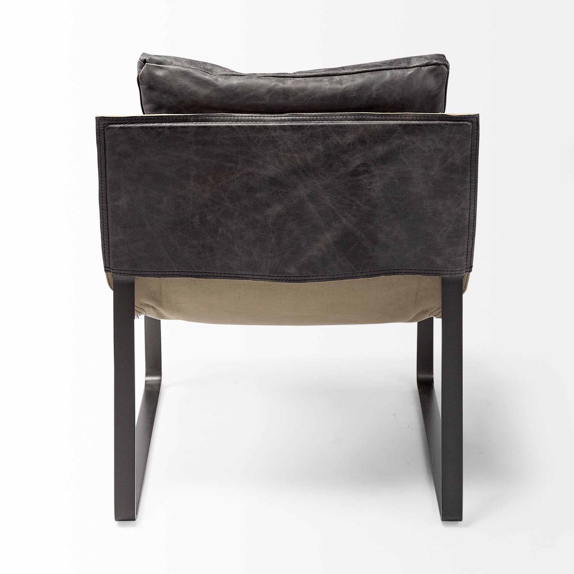 Hornet Accent Chair Black Leather | Black Metak - accent-chairs