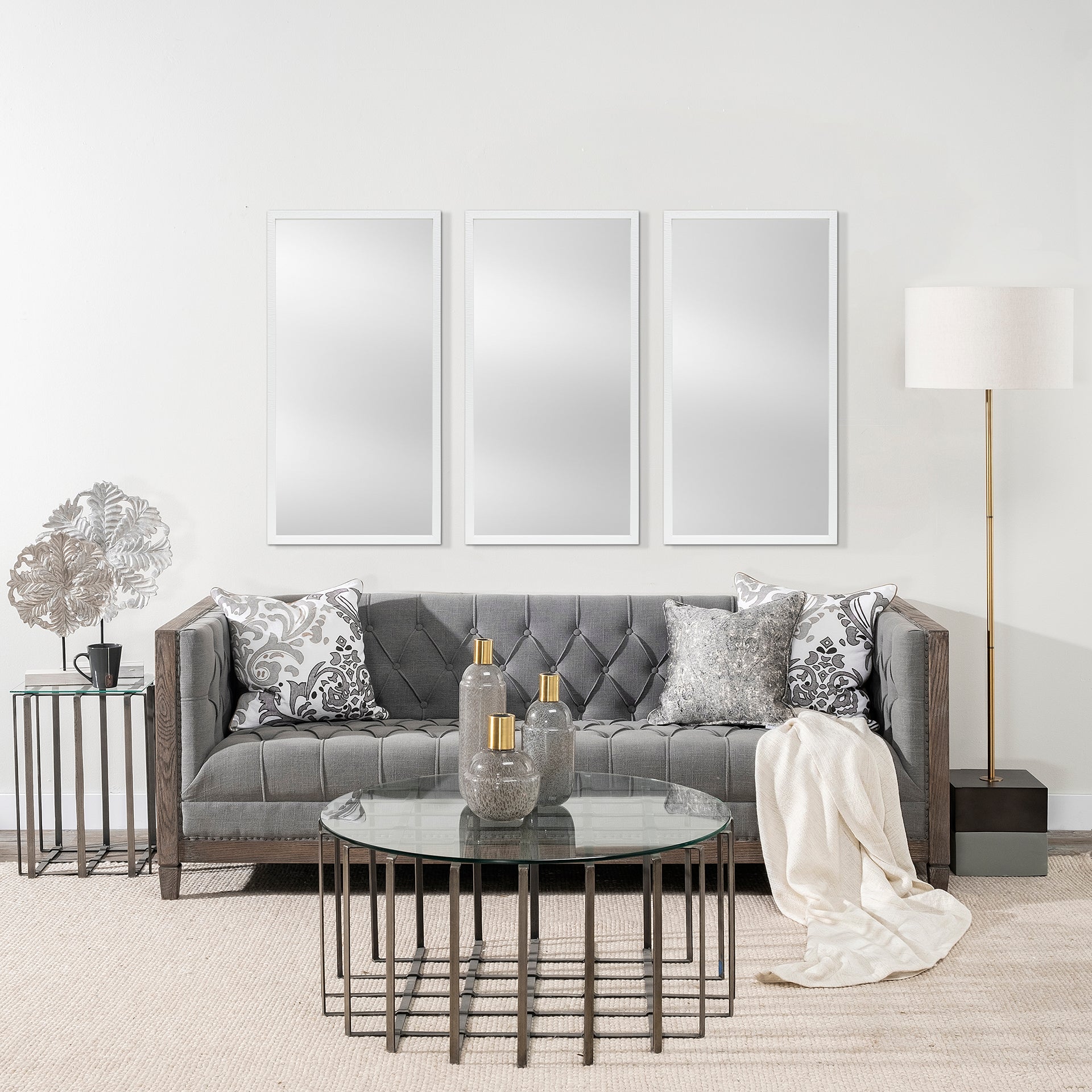 Bristol White Plain 3Mil Mirror 20 x 40