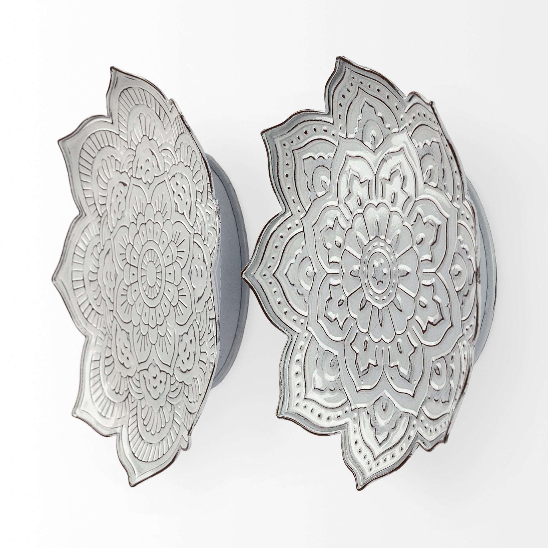 Miranda Wall Decor White Metal - alternative-wall-decor