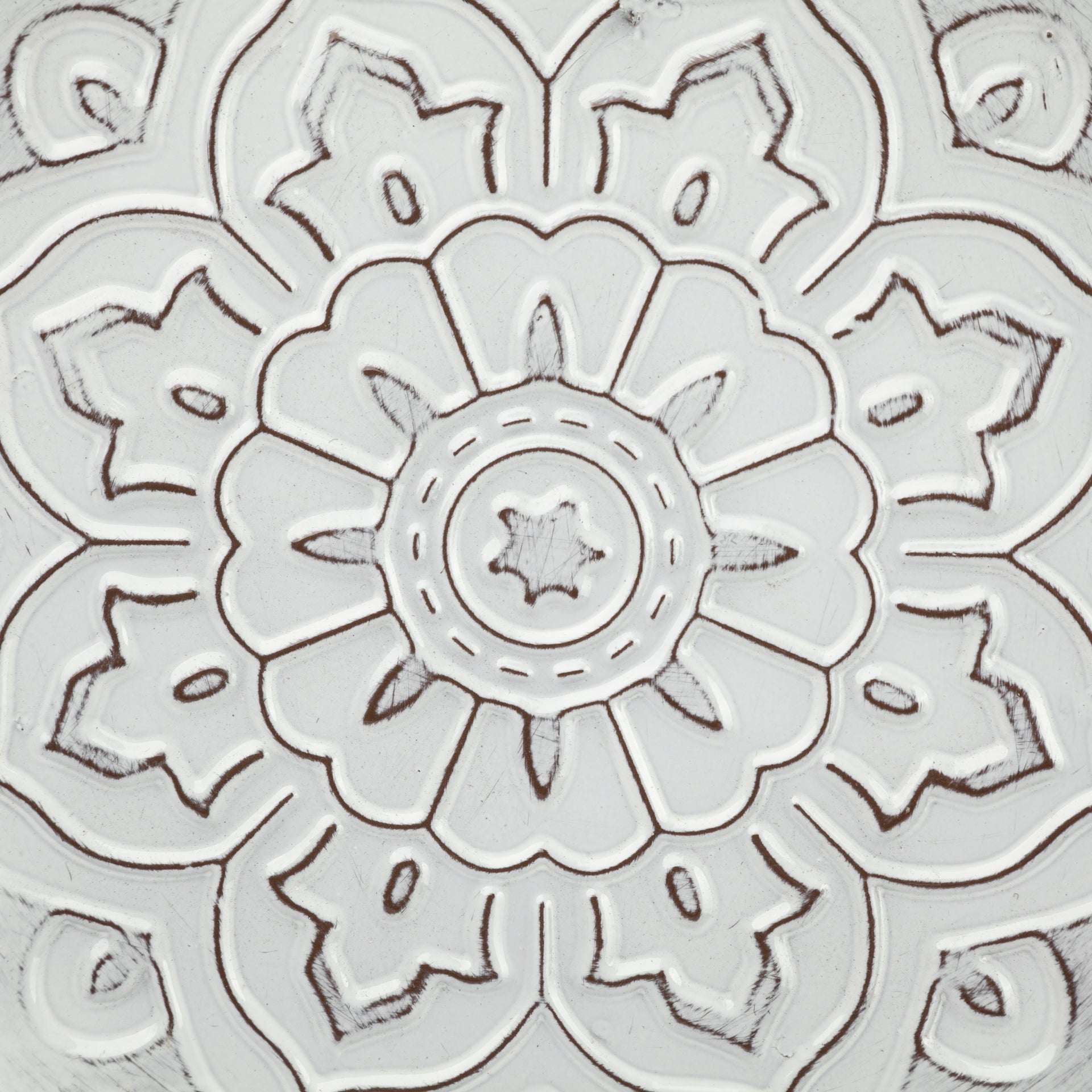 Miranda Wall Decor White Metal - alternative-wall-decor