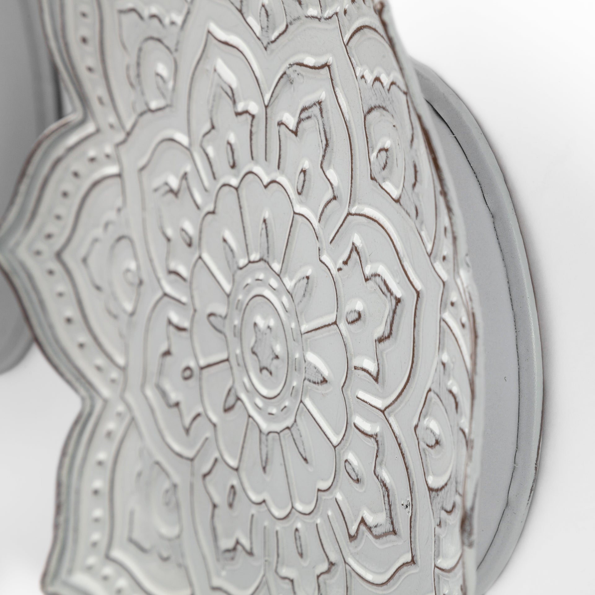 Miranda Wall Decor White Metal - alternative-wall-decor