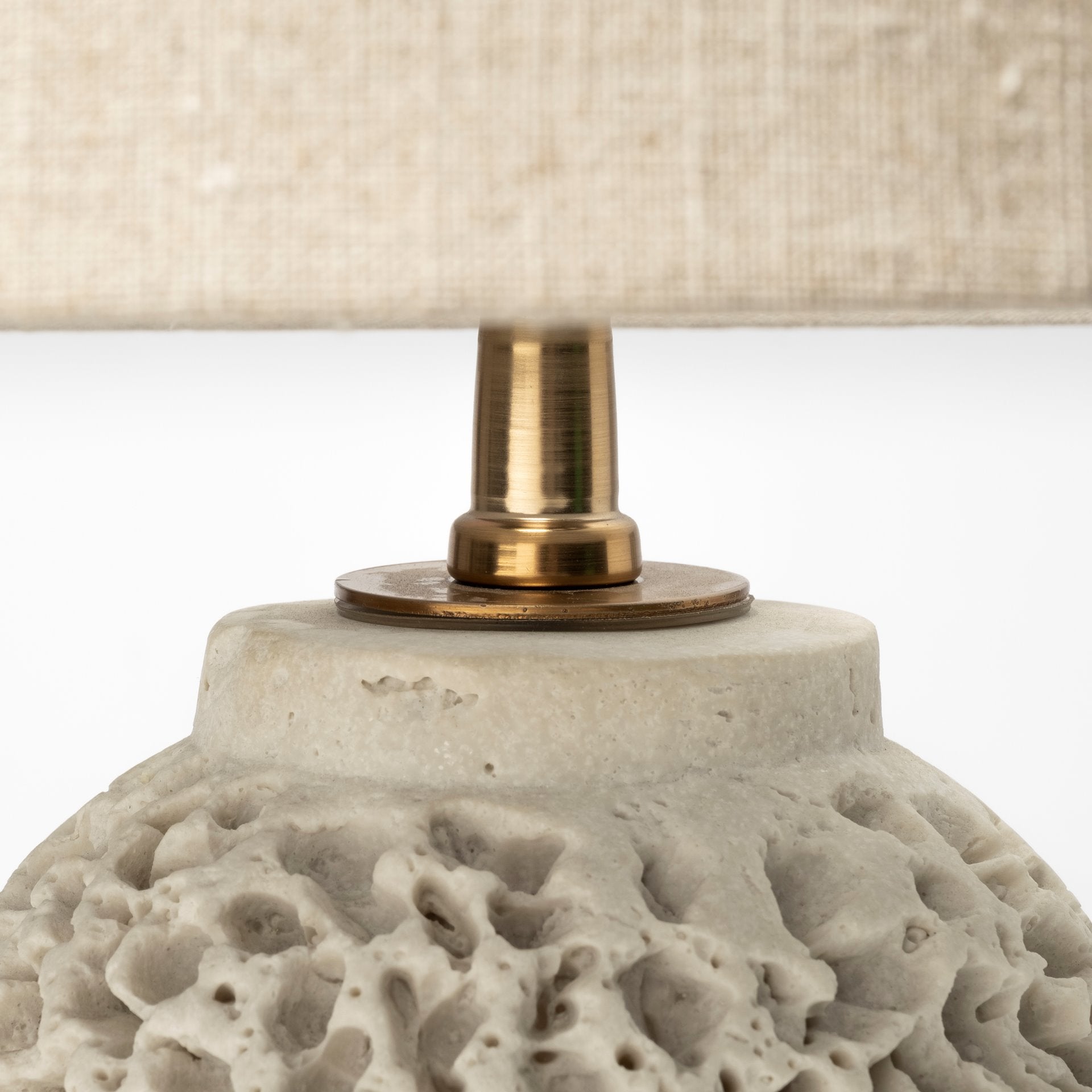 Mariam Table Lamp Beige Resin - table-lamps