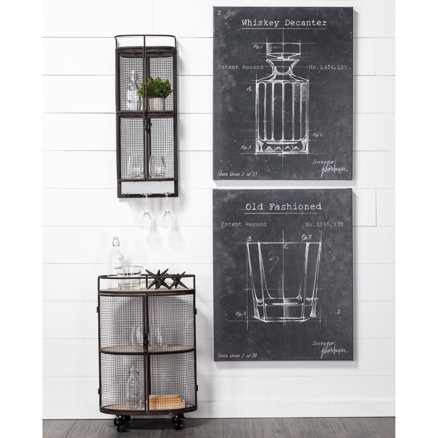 Rhea (Set of 3) Brown Cast Iron Small, Medium & Large Jacks
